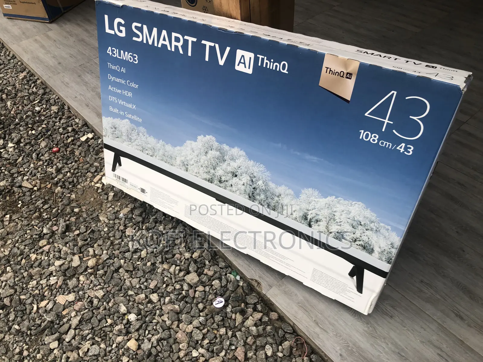 Virtual Sound LG LED 43inch Lm6300 Series HD LED TV - Black