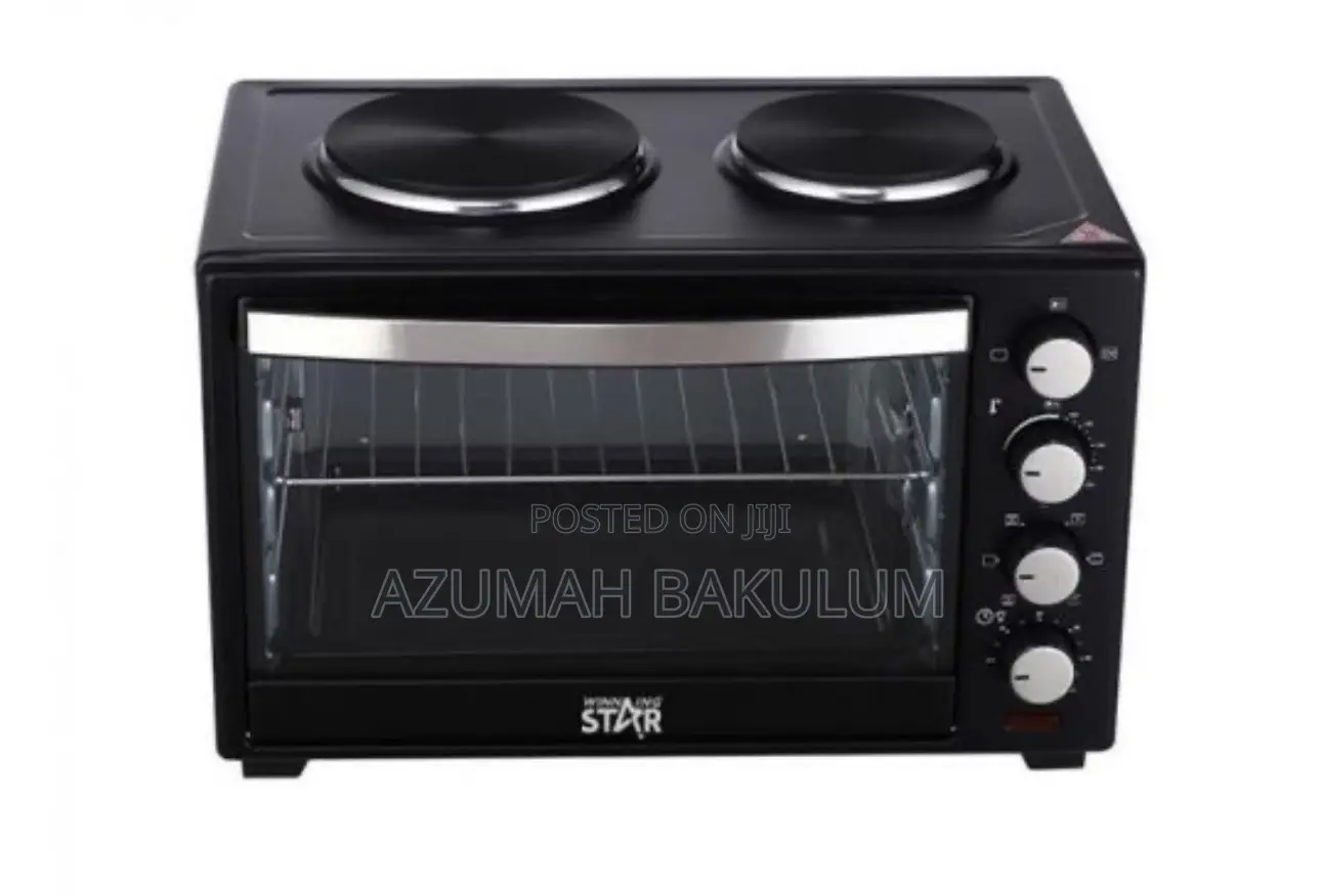 Winning Star 23l Electric Baking Oven With 2 Hot Plates
