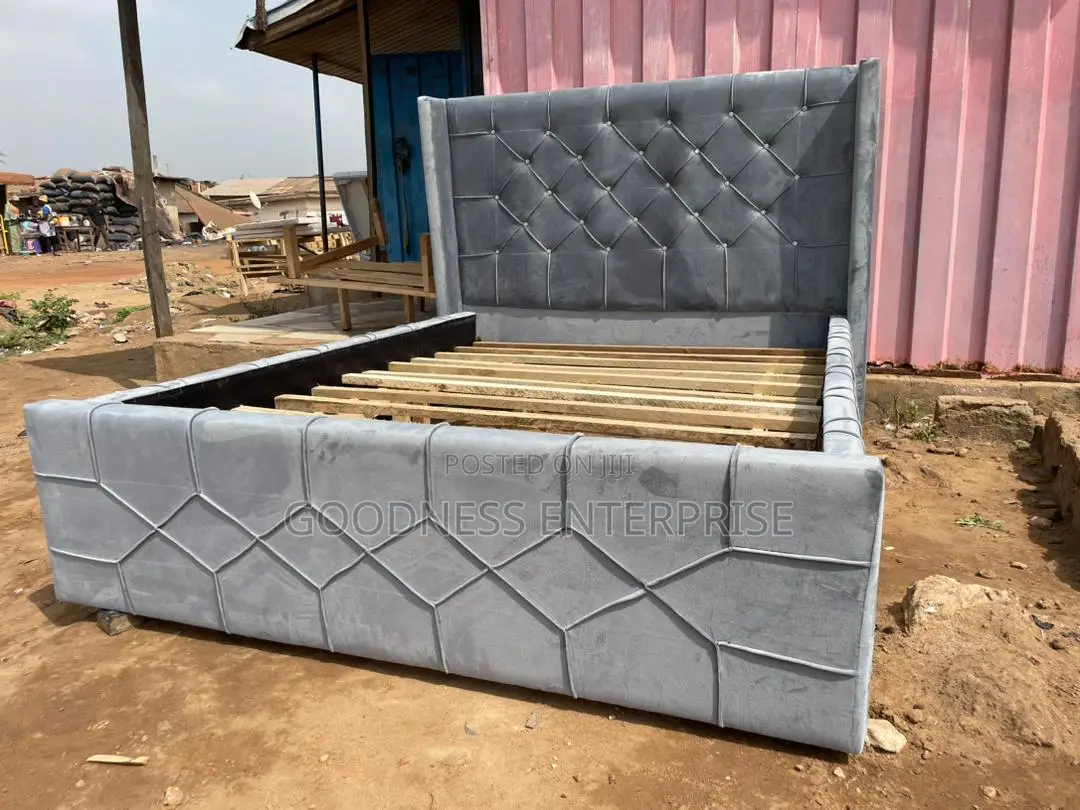 Double Fabric Bed Frame