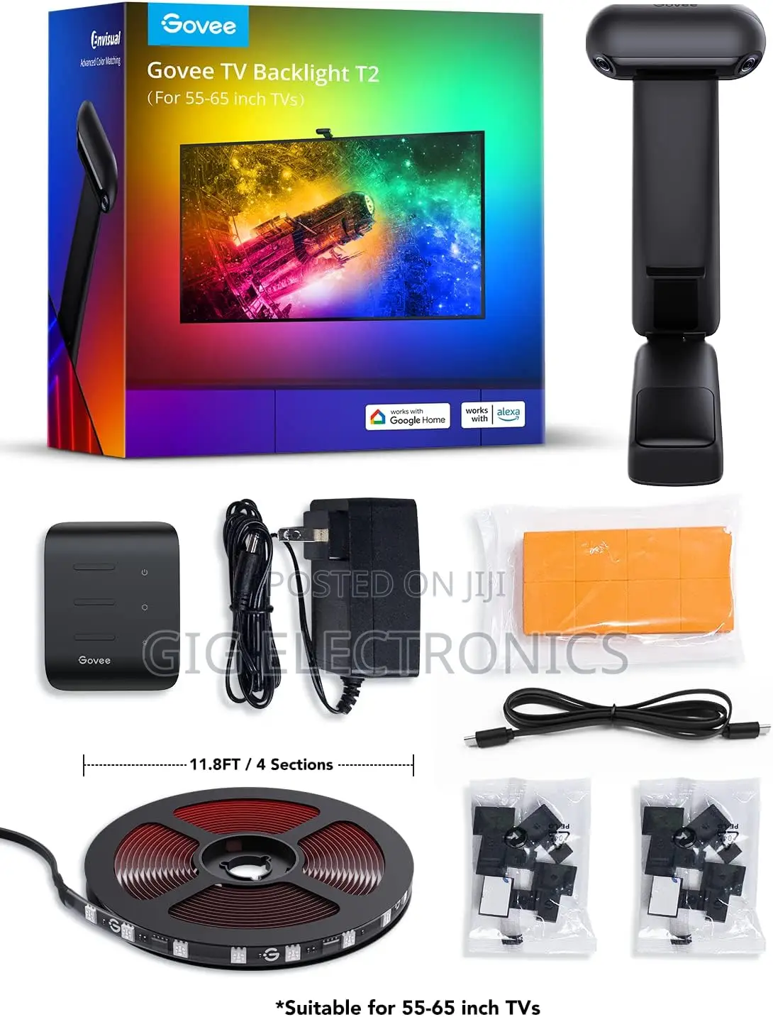 Govee Envisual TV LED Backlight T2 Dual Cameras for 55-65