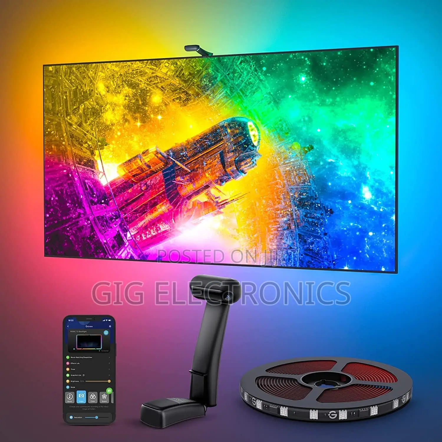 Govee Envisual TV LED Backlight T2 Dual Cameras for 55-65