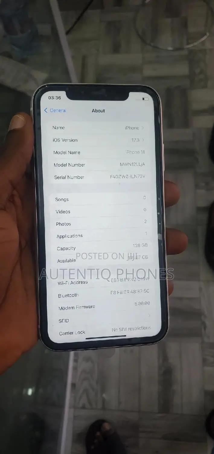 Apple iPhone 11 128 GB White