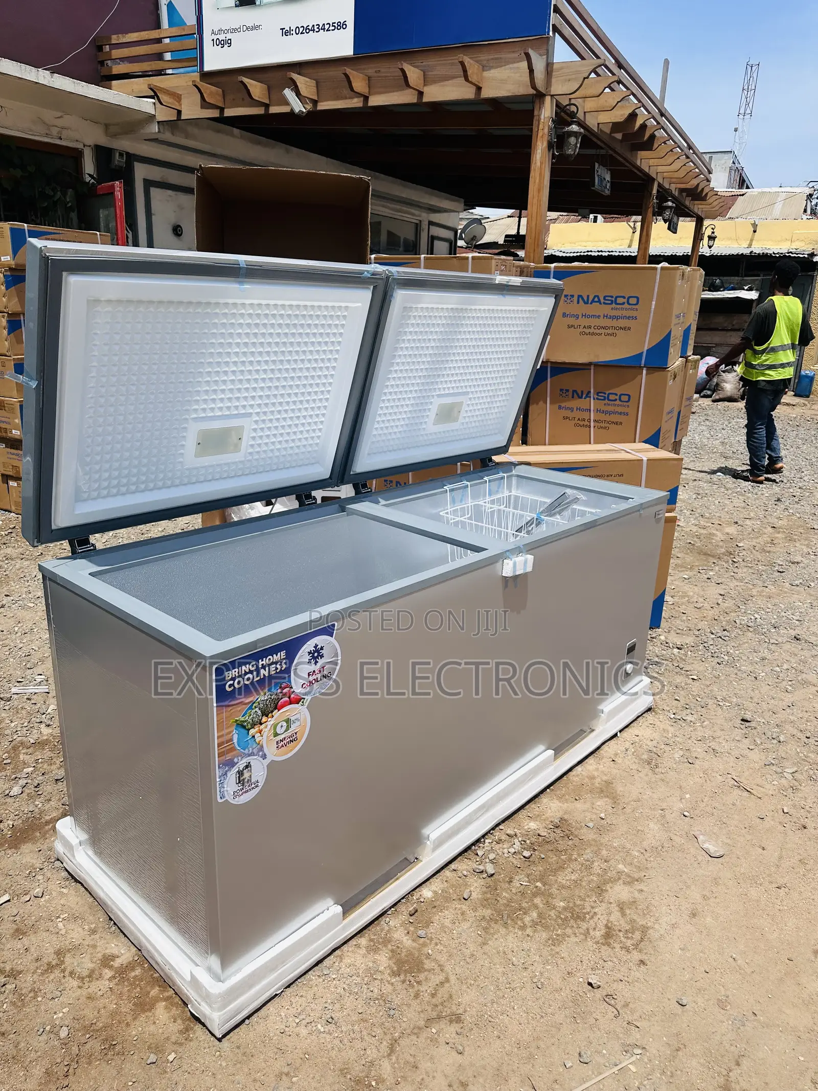 Double Door Chest Freezer Nas-850fl-Dd Nasco