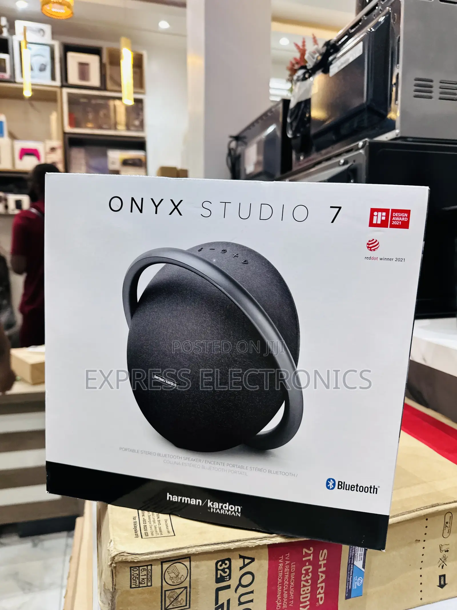 Wireless Bluetooth Speaker Onyx 7 Black