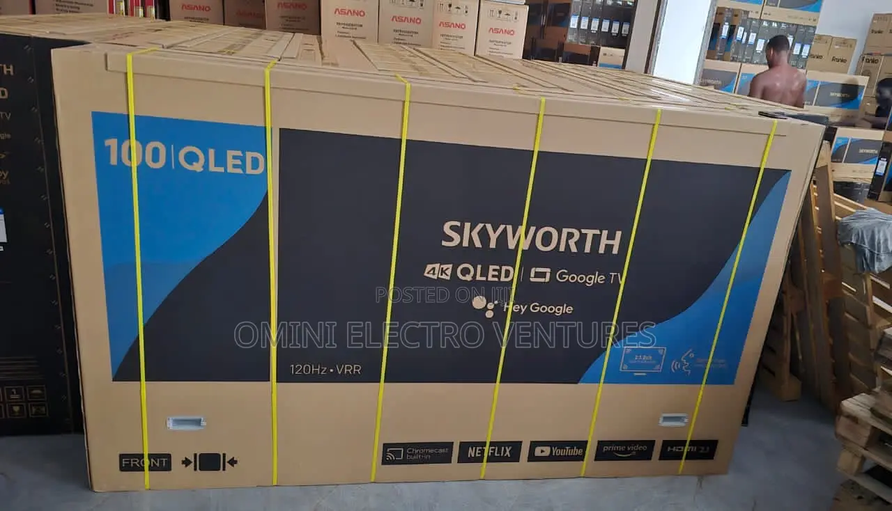 Brand New Skyworth 100” Qled Smart Uhd Tv