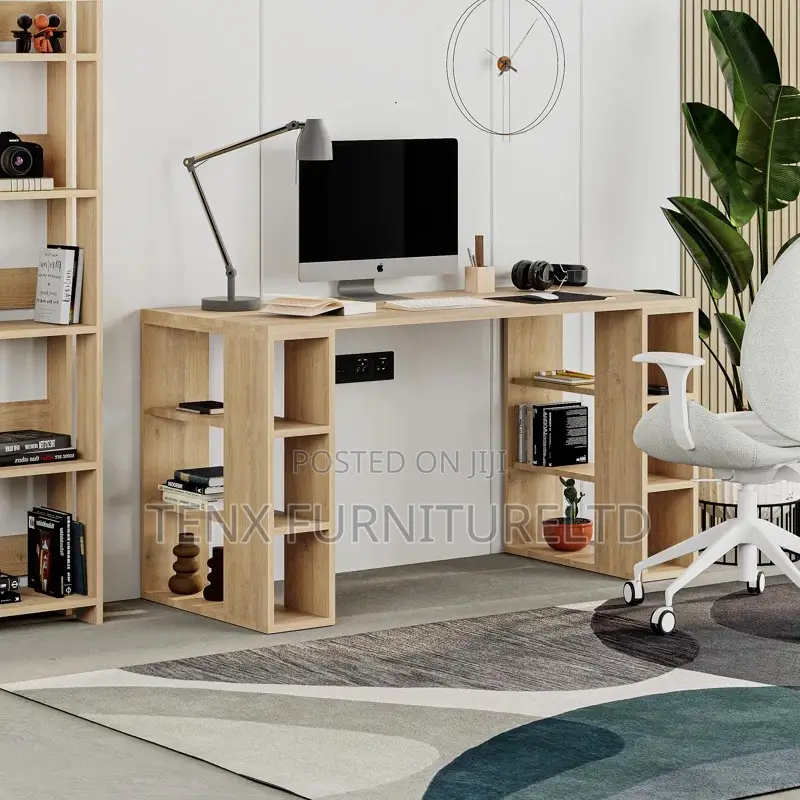 Computer Desk(Built-in Bookcase)