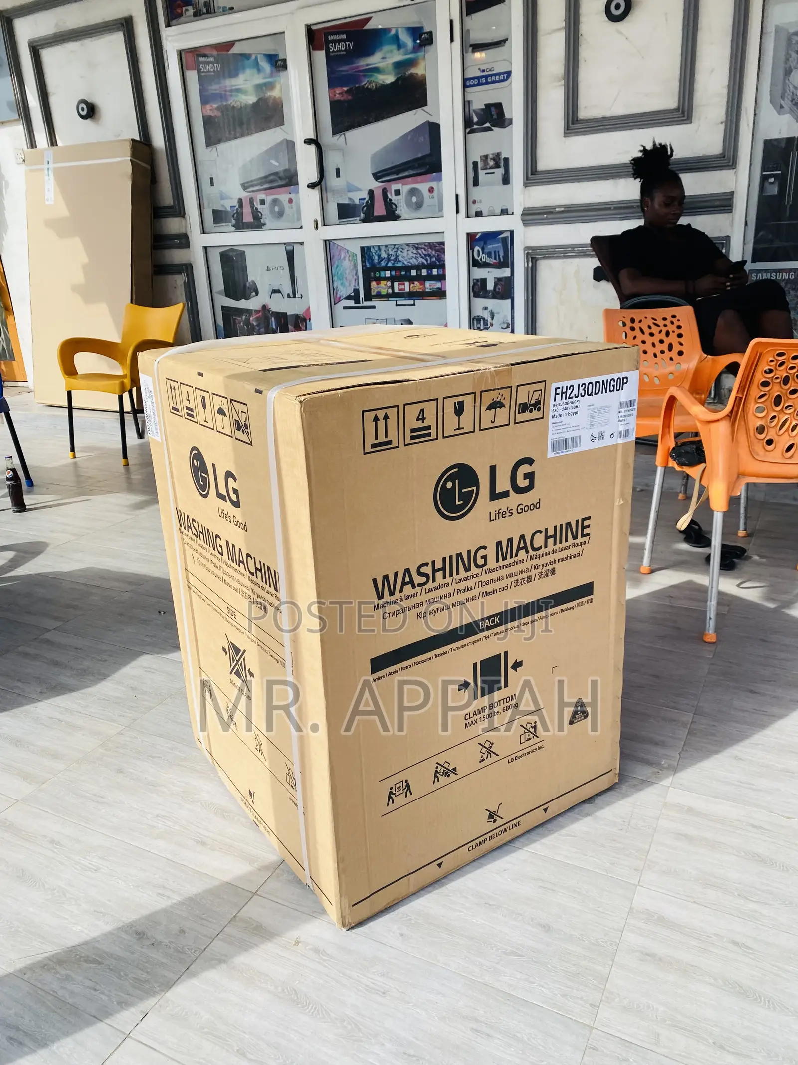 Unique Design LG 7kg Front Load Washing Machine Fh2j3qdngop