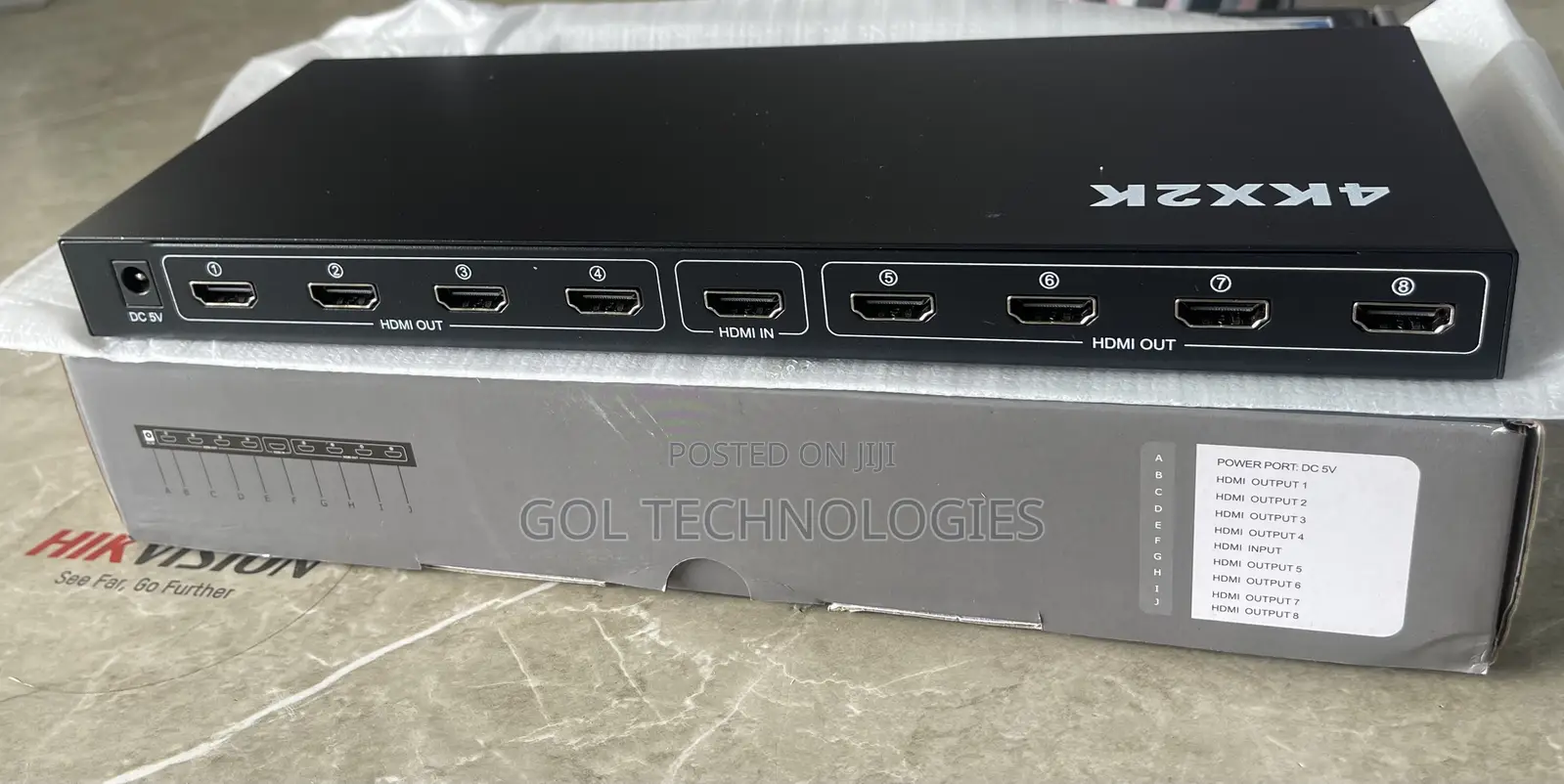 8port HDMI Splitter Uhd 3D