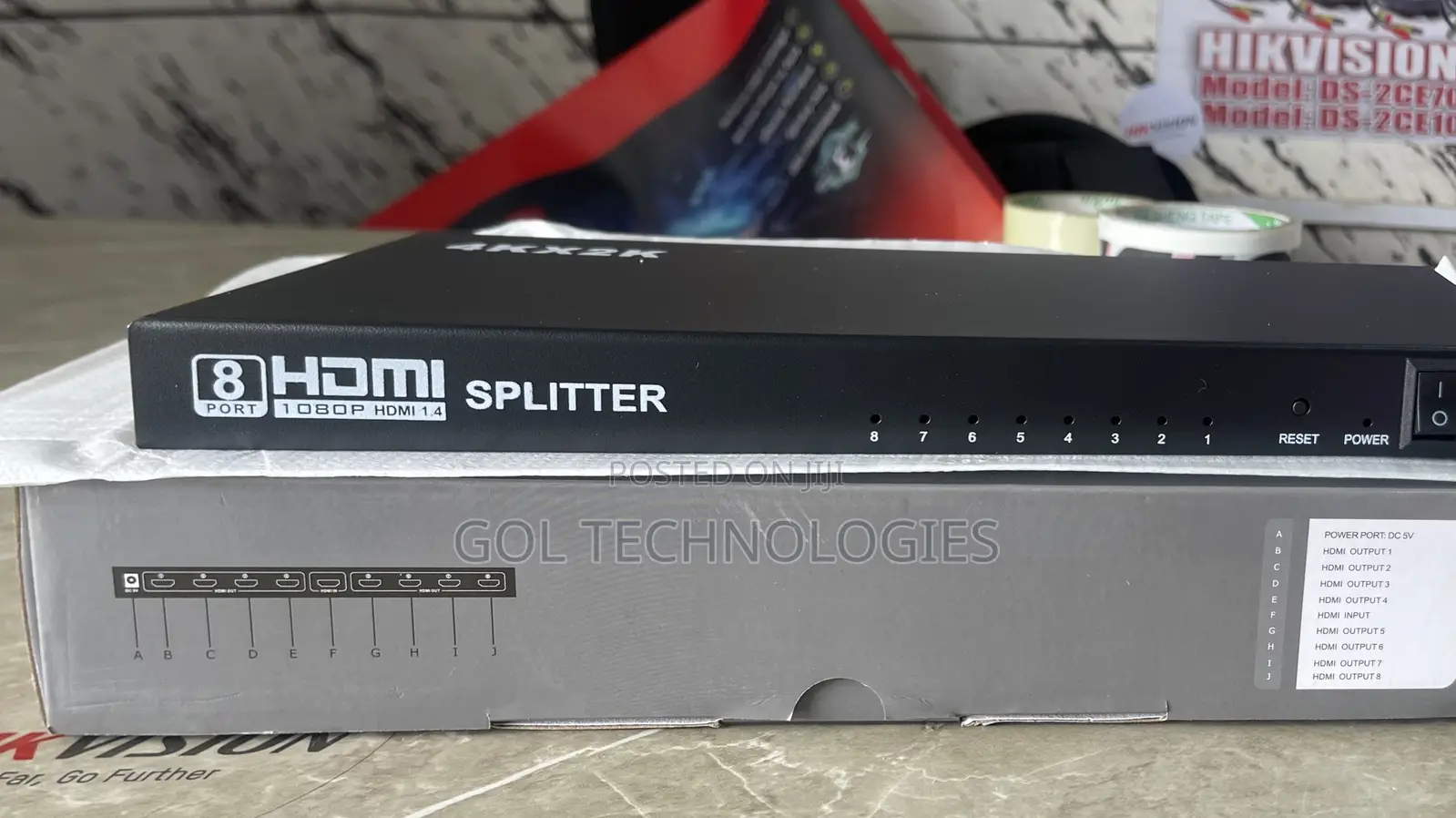 8port HDMI Splitter Uhd 3D