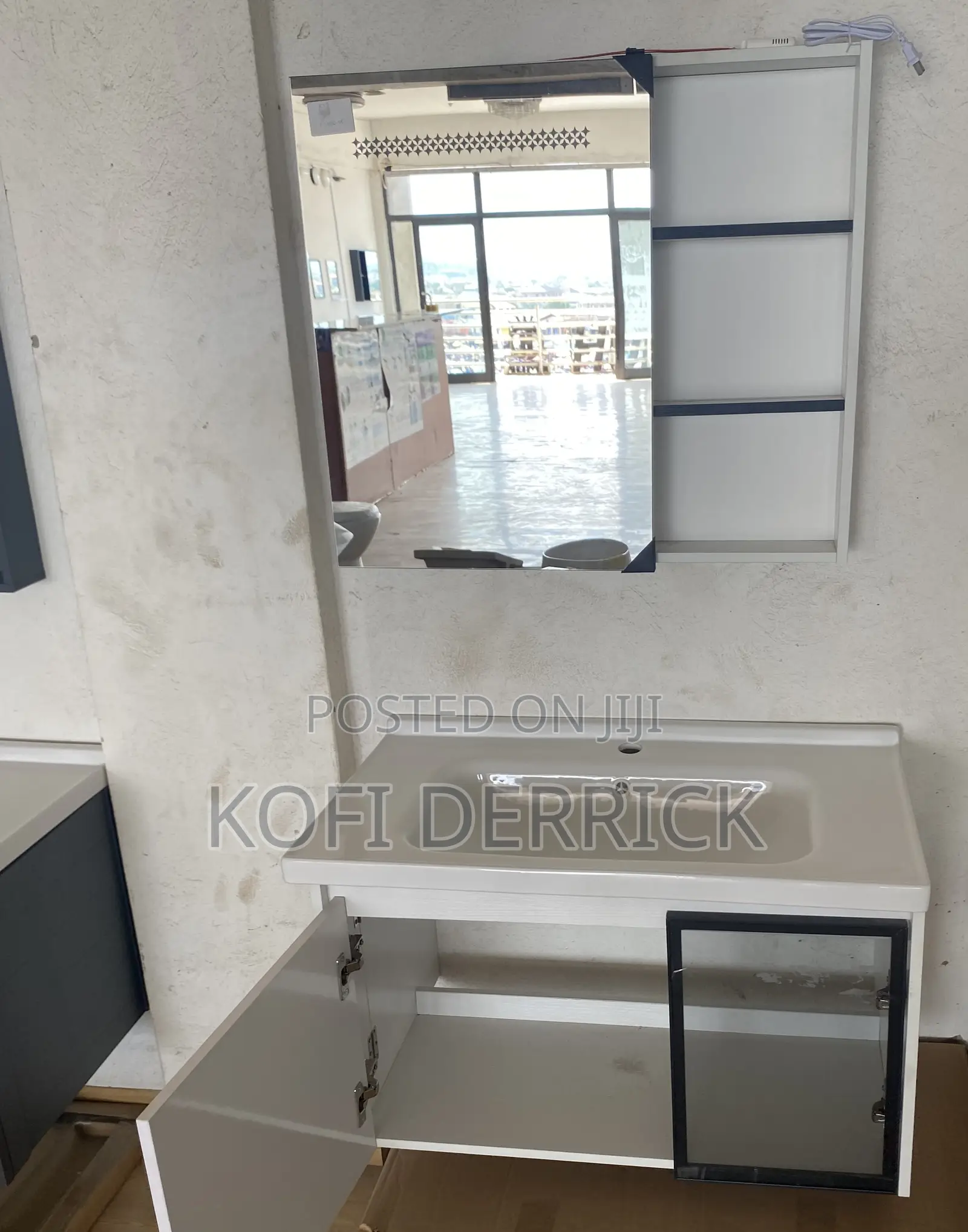 Bathroom Cabinet Basin Set