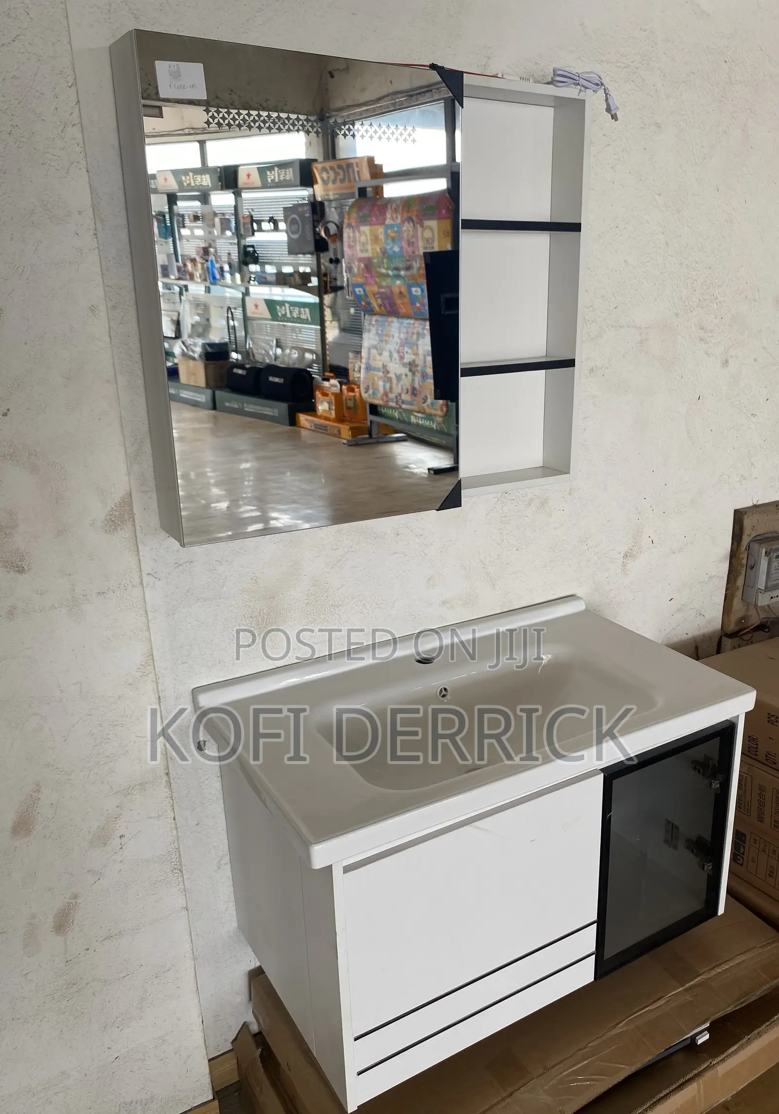 Bathroom Cabinet Basin Set
