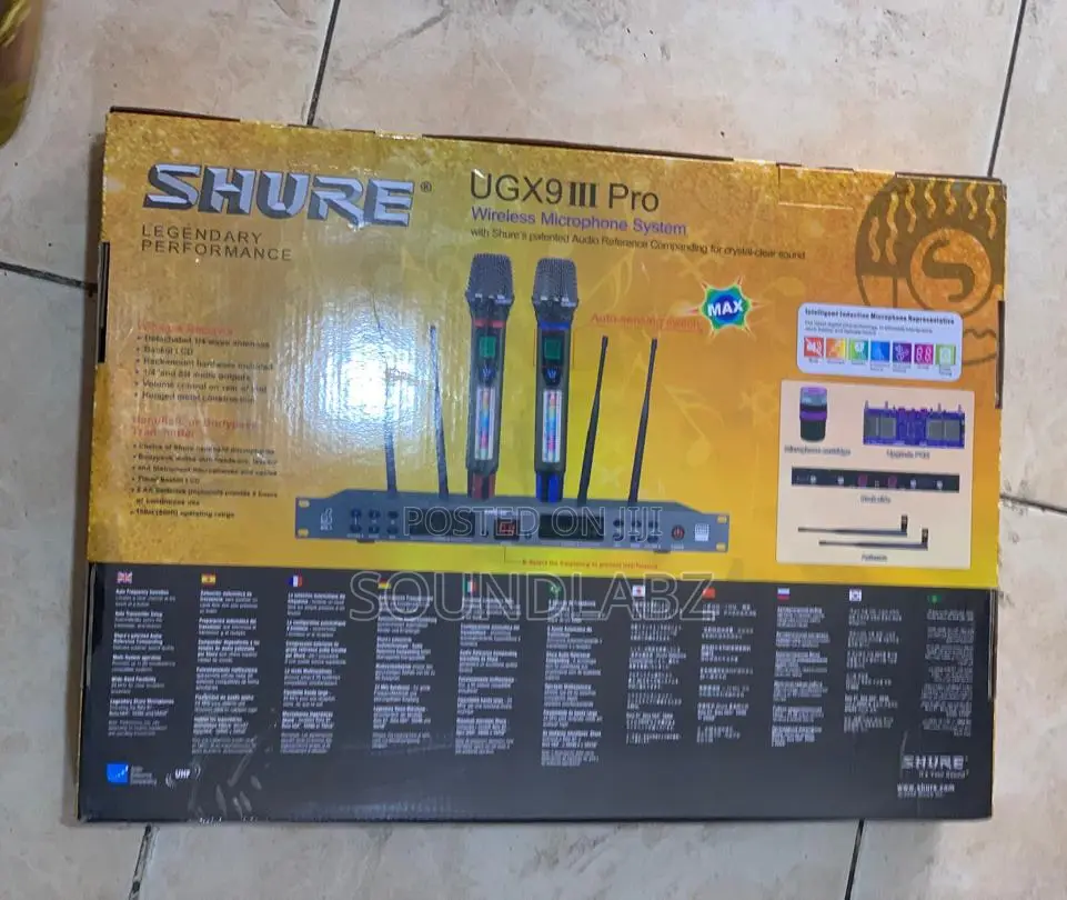 Shure UGX9III 2-in-1 Wireless Professional Microphone