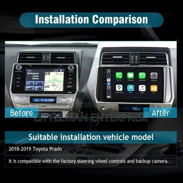 Toyota Land Cruiser Prado 2018-2020 Android Player