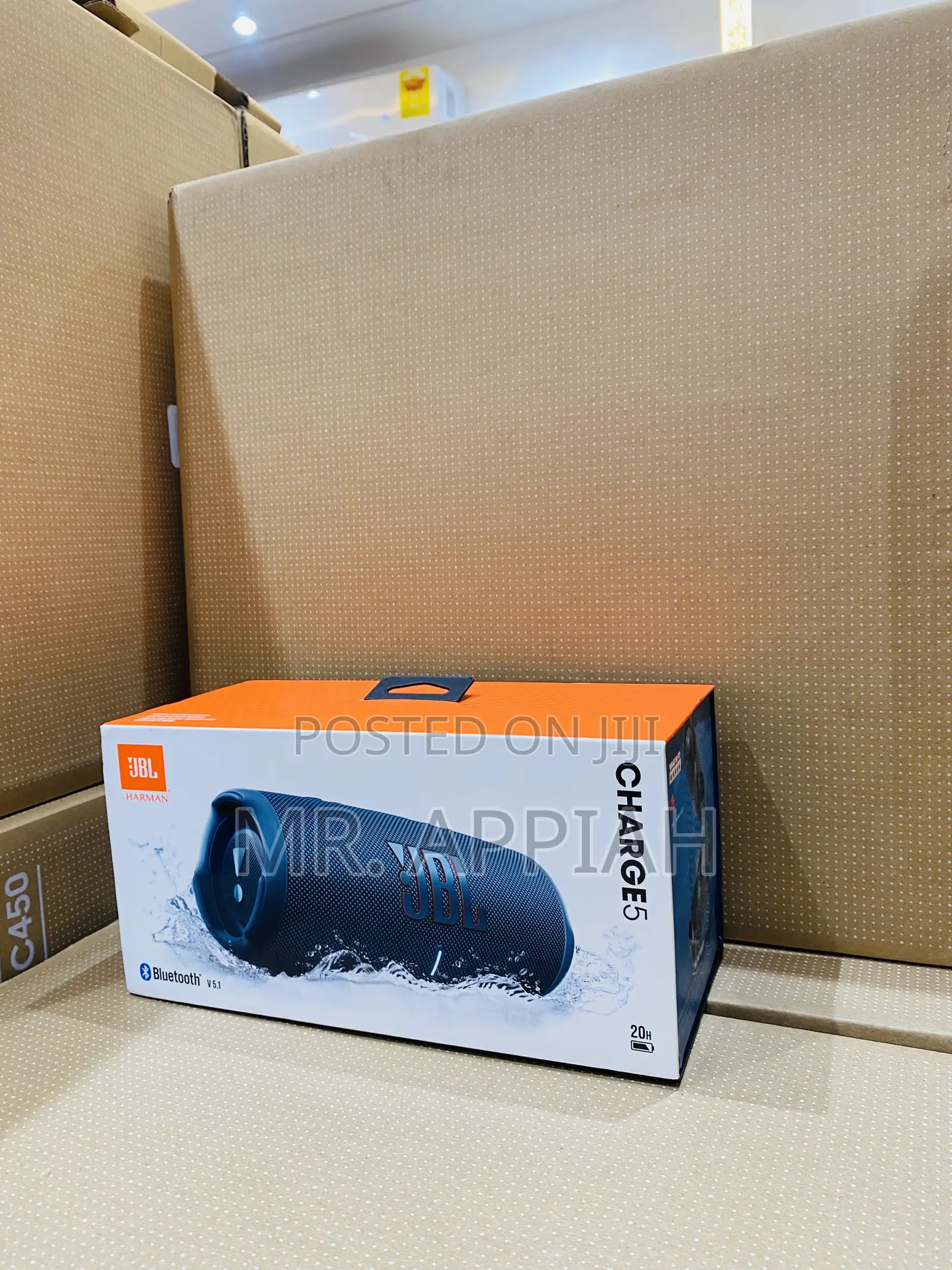 Original JBL Charge 5 Bluetoothspeaker + Built-in Powerbank