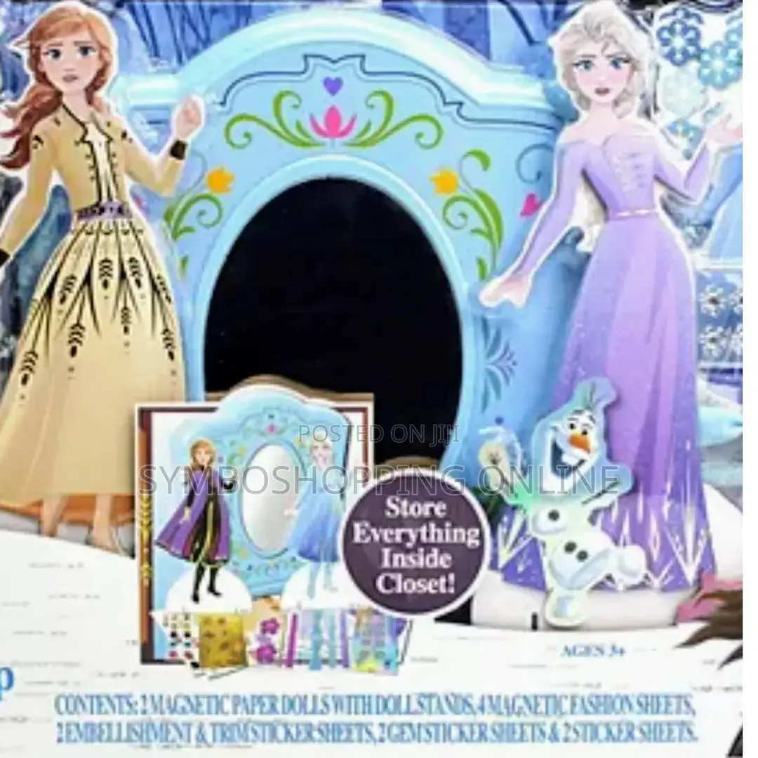 Disney Frozen 2 Magnetic Dress Closet 100+ Activity Playset