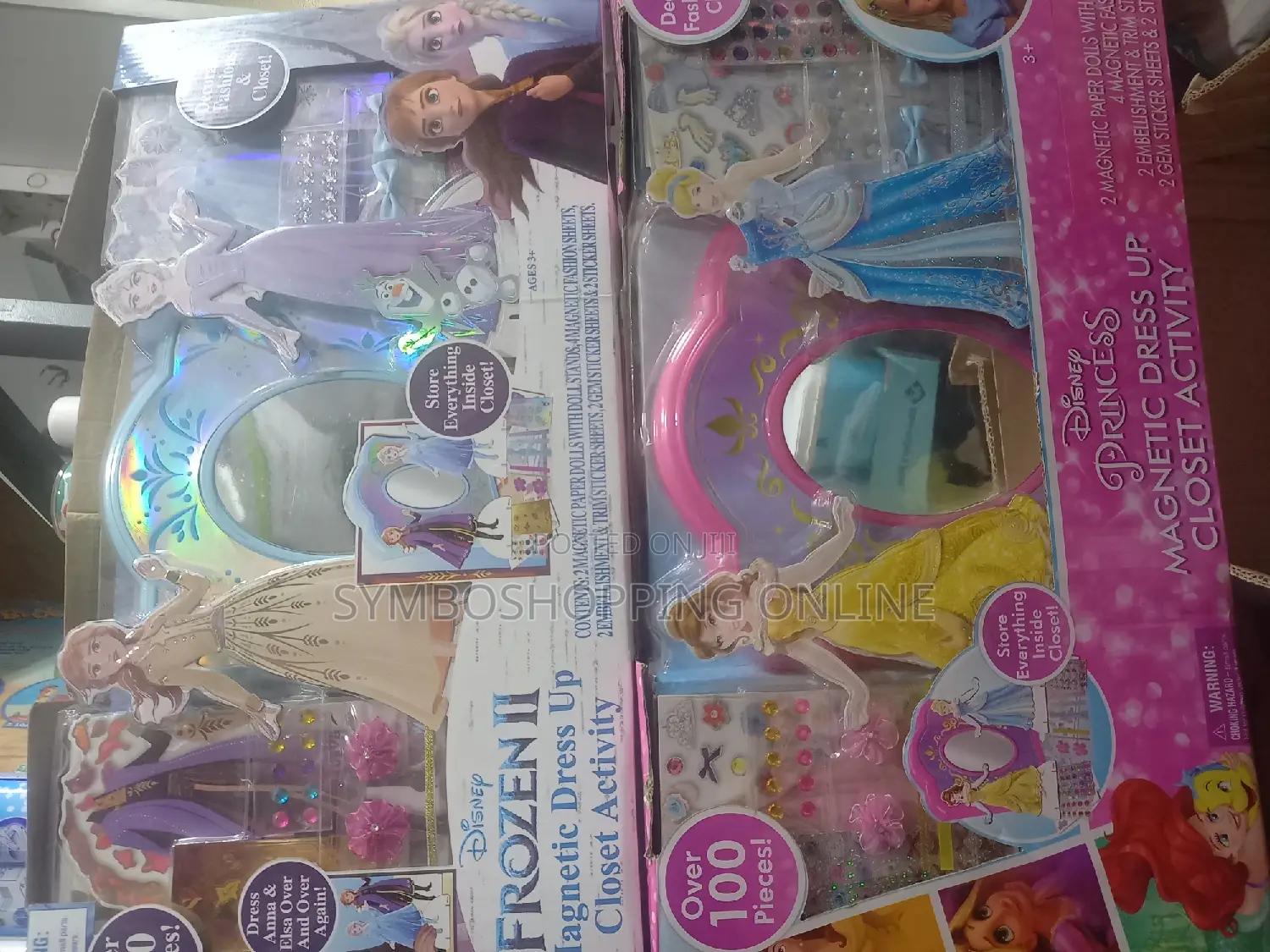 Disney Frozen 2 Magnetic Dress Closet 100+ Activity Playset