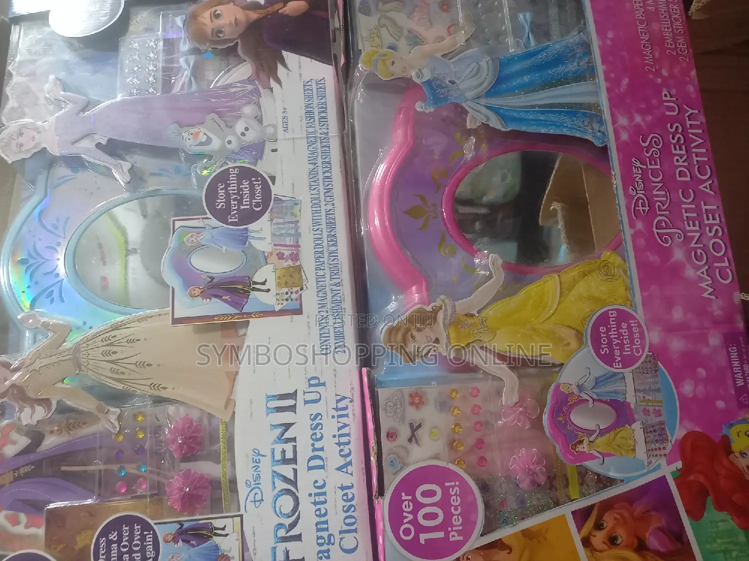 Disney Frozen 2 Magnetic Dress Closet 100+ Activity Playset