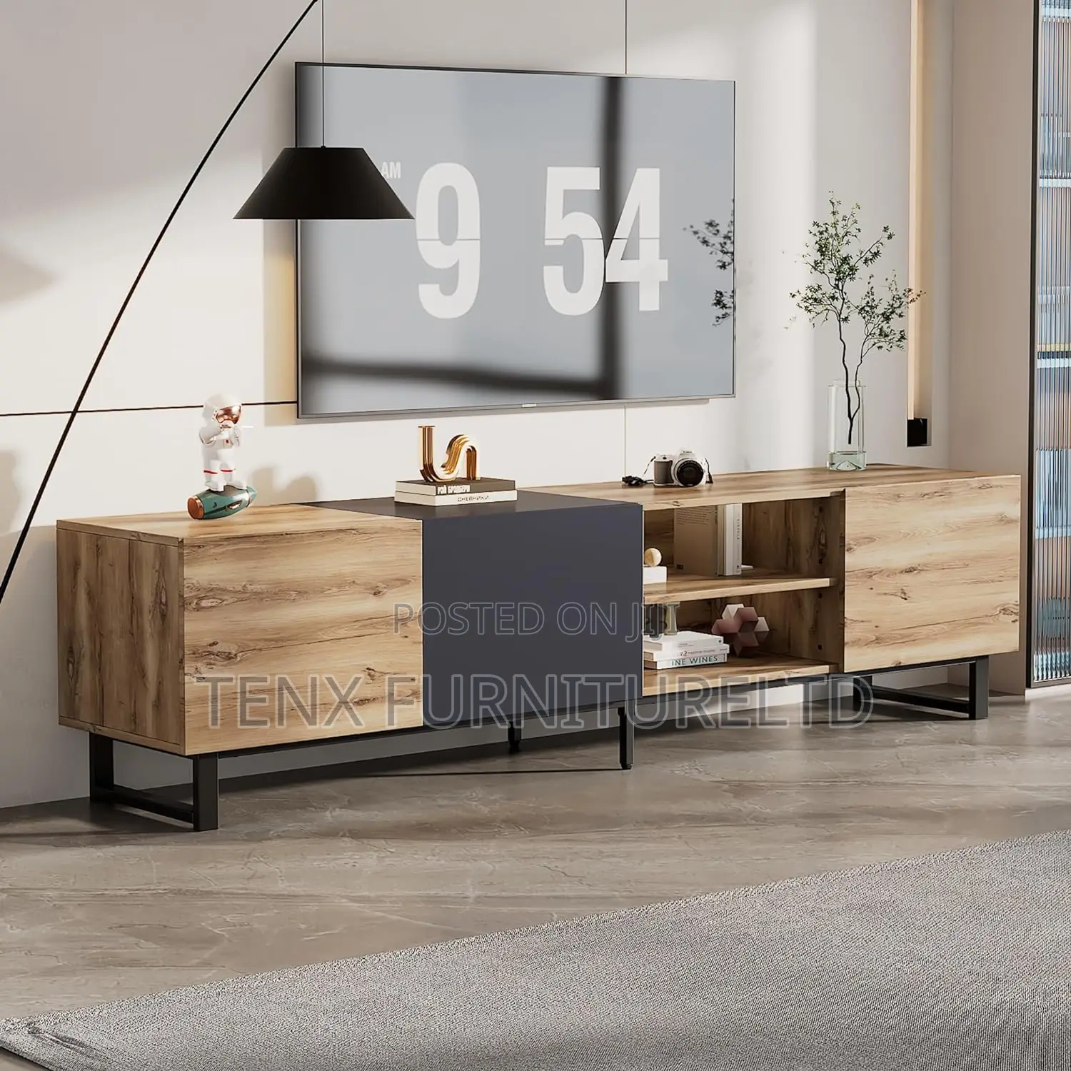 TV Stand (Open Shelves)