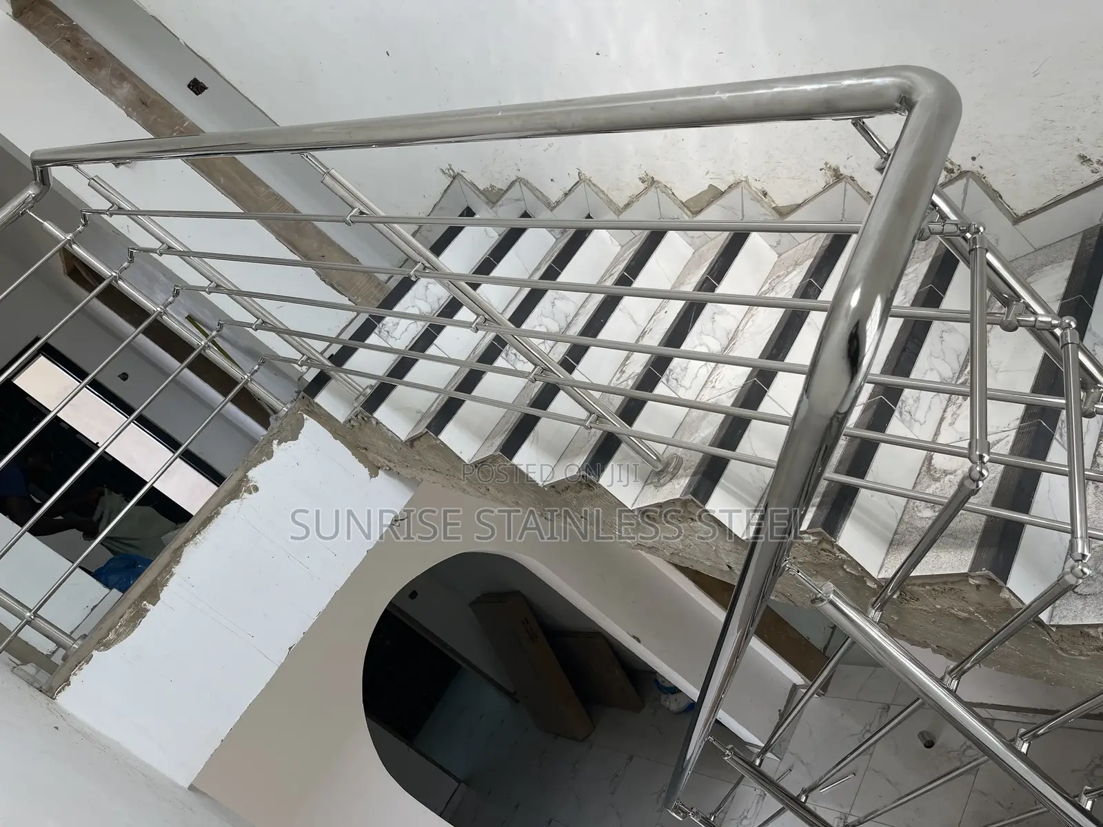 Stainless Flowers Design Installation