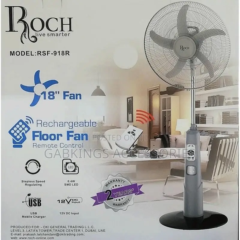 Roch Rechargeable Fan
