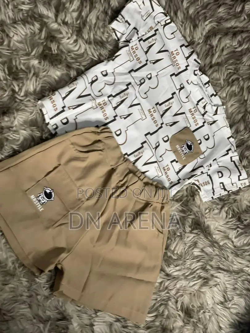 Cotton Boys 2pcs Outfit 1 to 4yrs