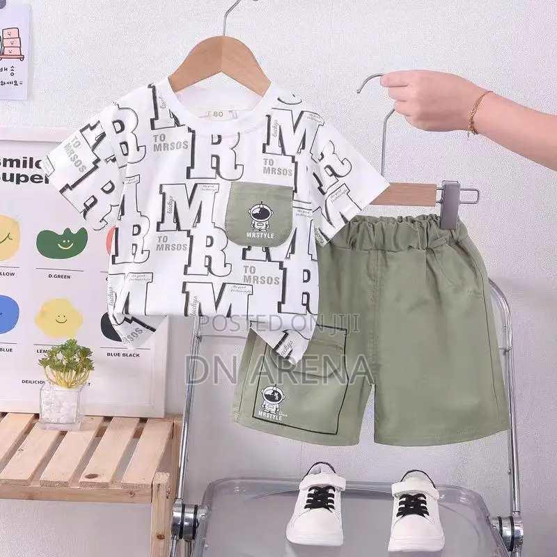 Cotton Boys 2pcs Outfit 1 to 4yrs