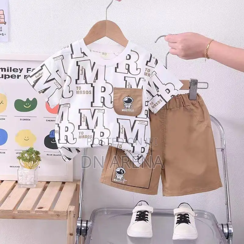 Cotton Boys 2pcs Outfit 1 to 4yrs