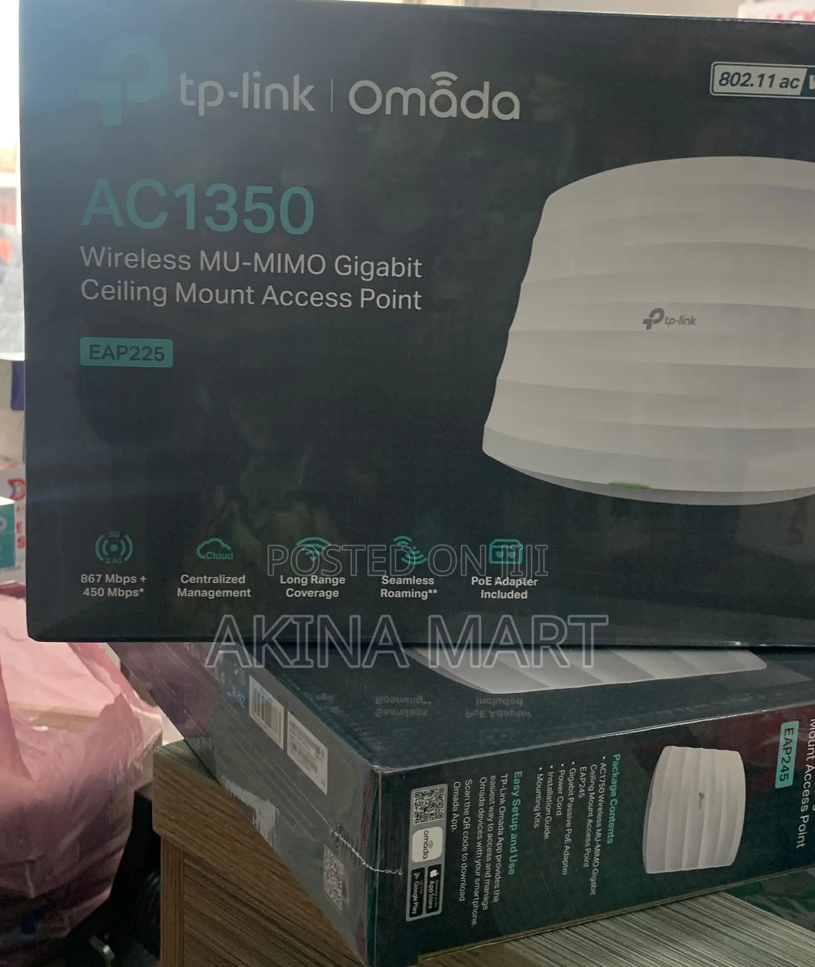 Tp Link Eap 225 Ac175 Omada Wireless Mu-Mimo Gigabit