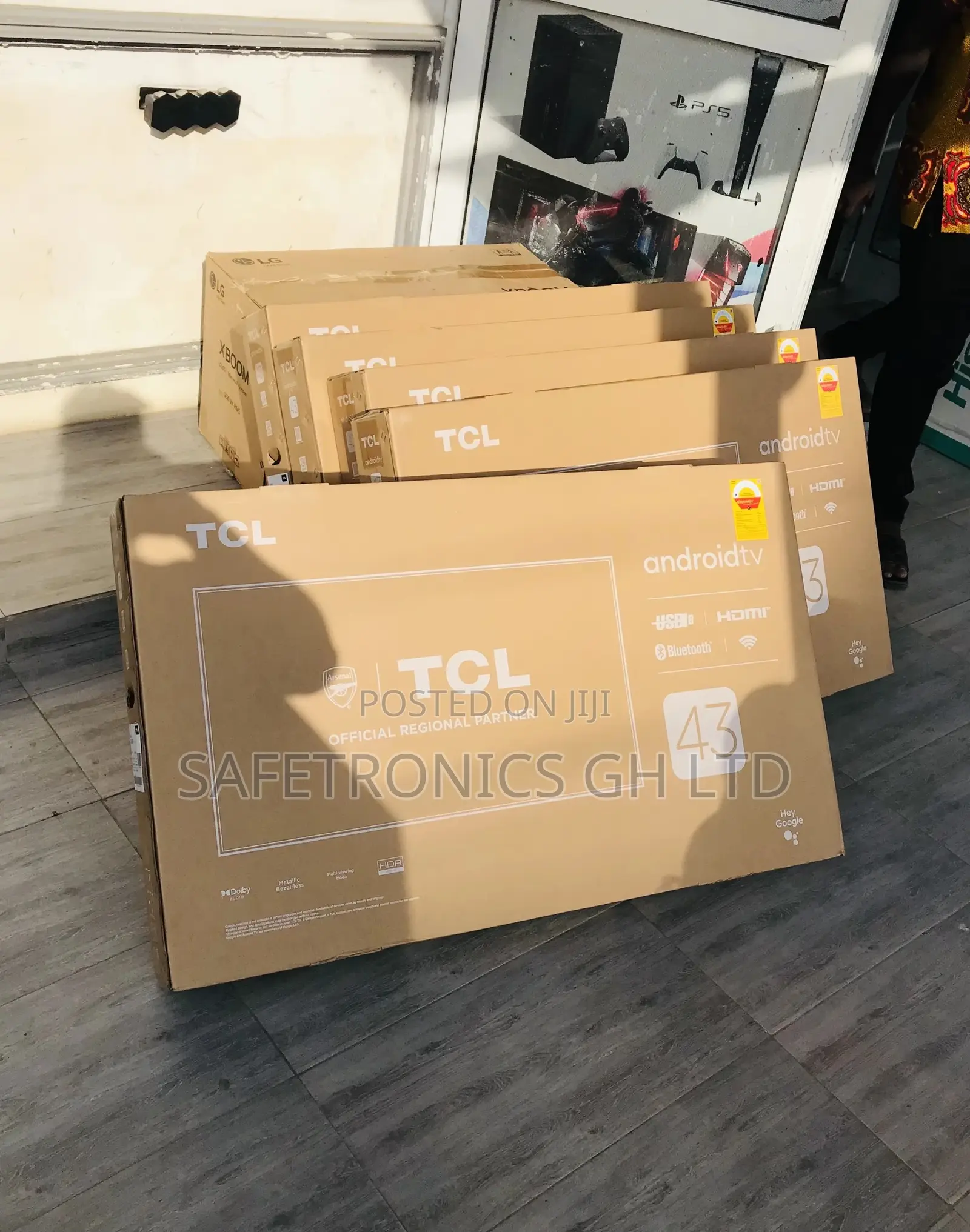 Electric 43 Inches Glossy Led TCL S5400 Black Tv