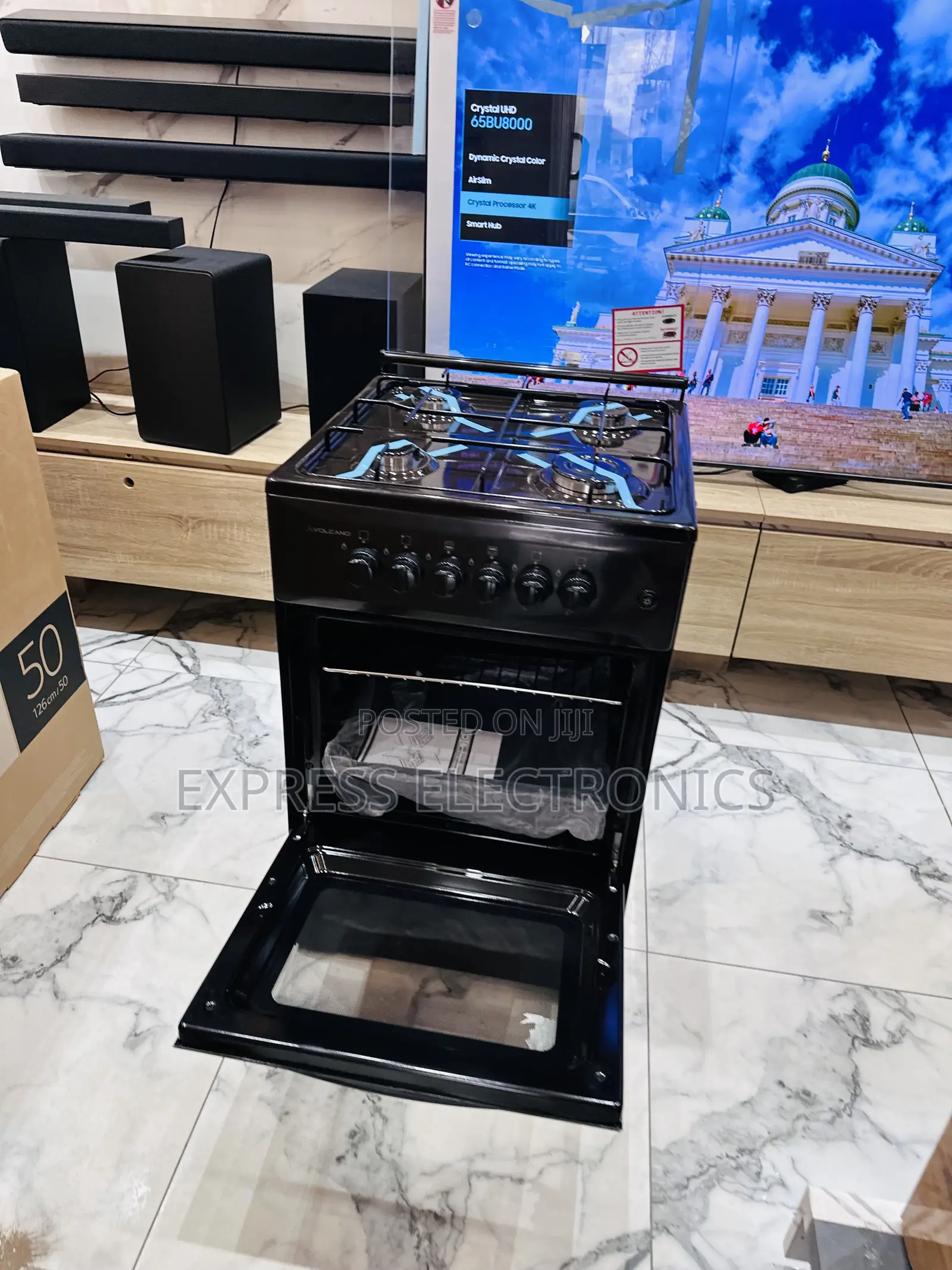 Brand New Brown Gas Volcano Oven Grill 4burner