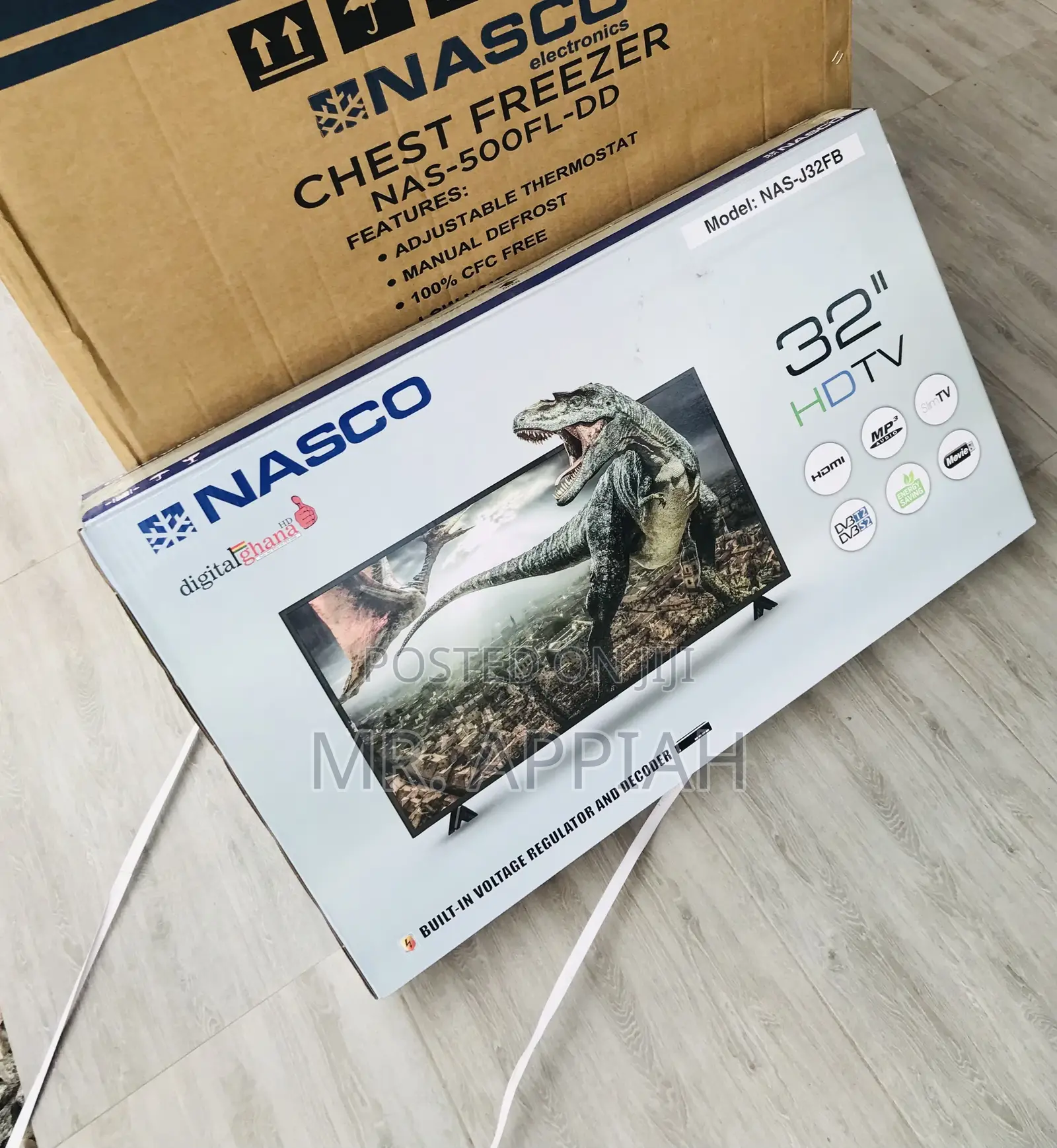 Sleek Design Nasco 32 Inch Digital Satellite Tv(Black).