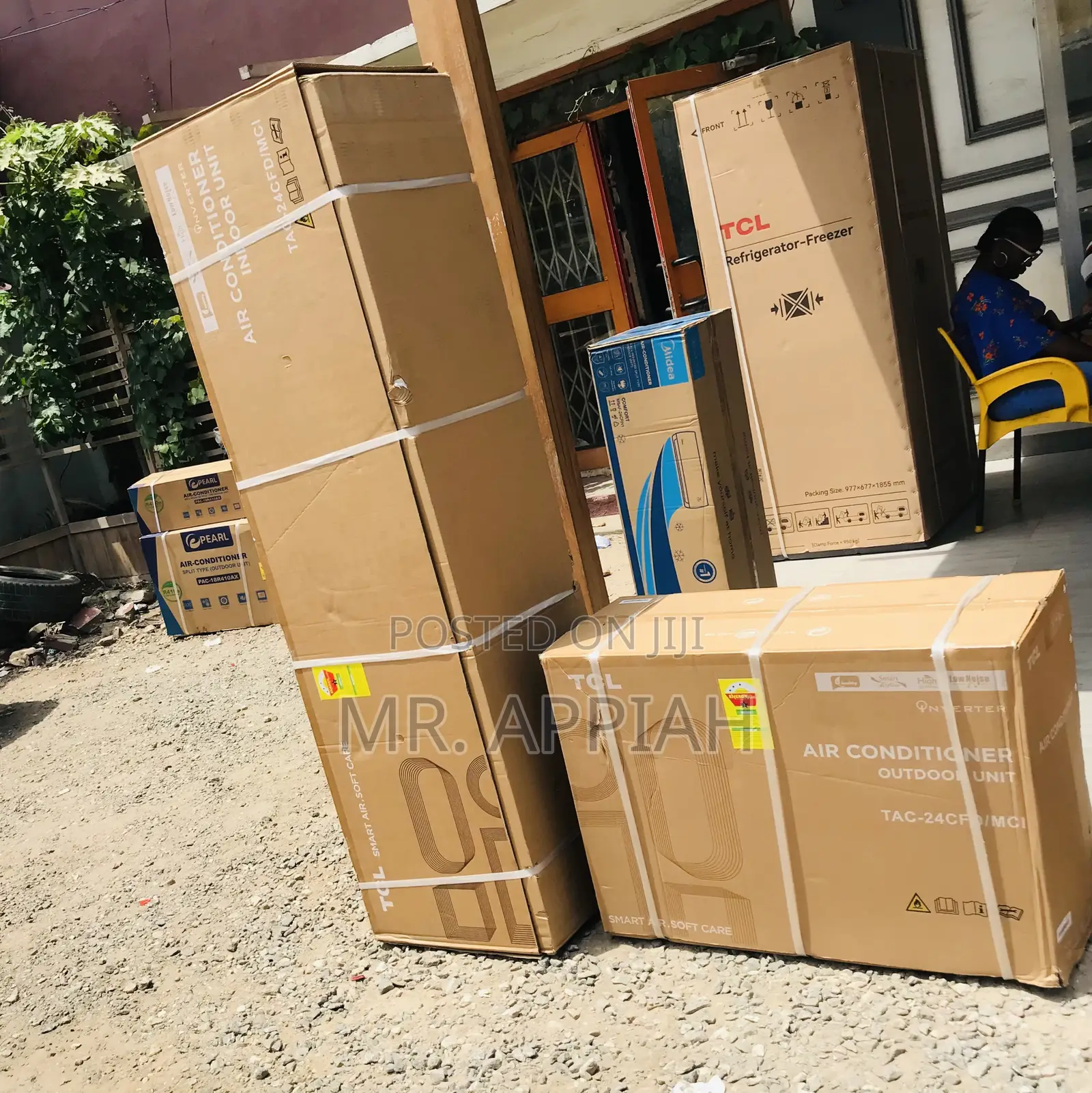 Sealed in Box TCL 2.0hp Floor Standing Inverter Ac(White).