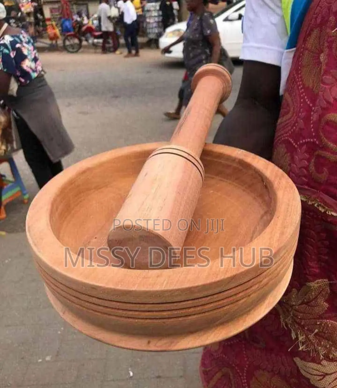 Mini Fufu Mortar and Pestle