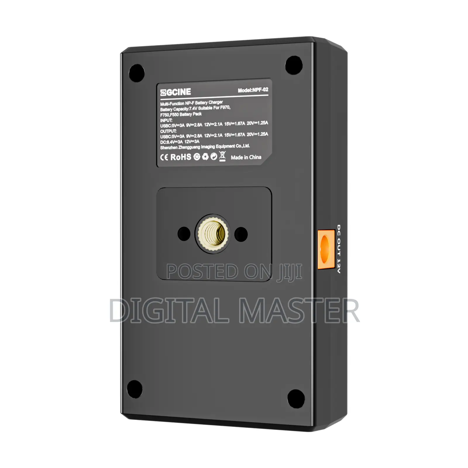 Zgcine NP-F02 NPF Battery Multi USE Charger Adapter
