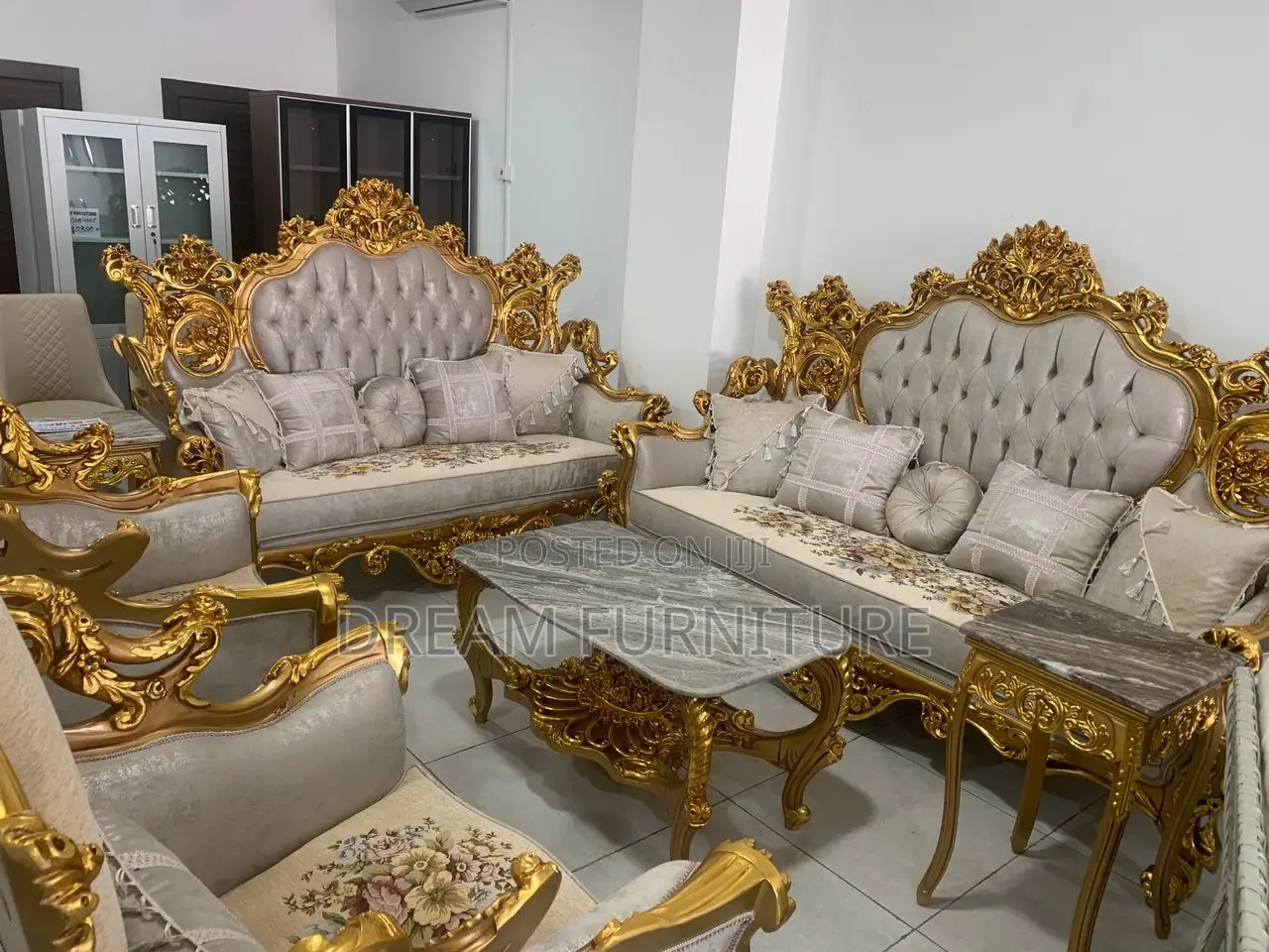 Royal Sofa Set(3+3+1+1)