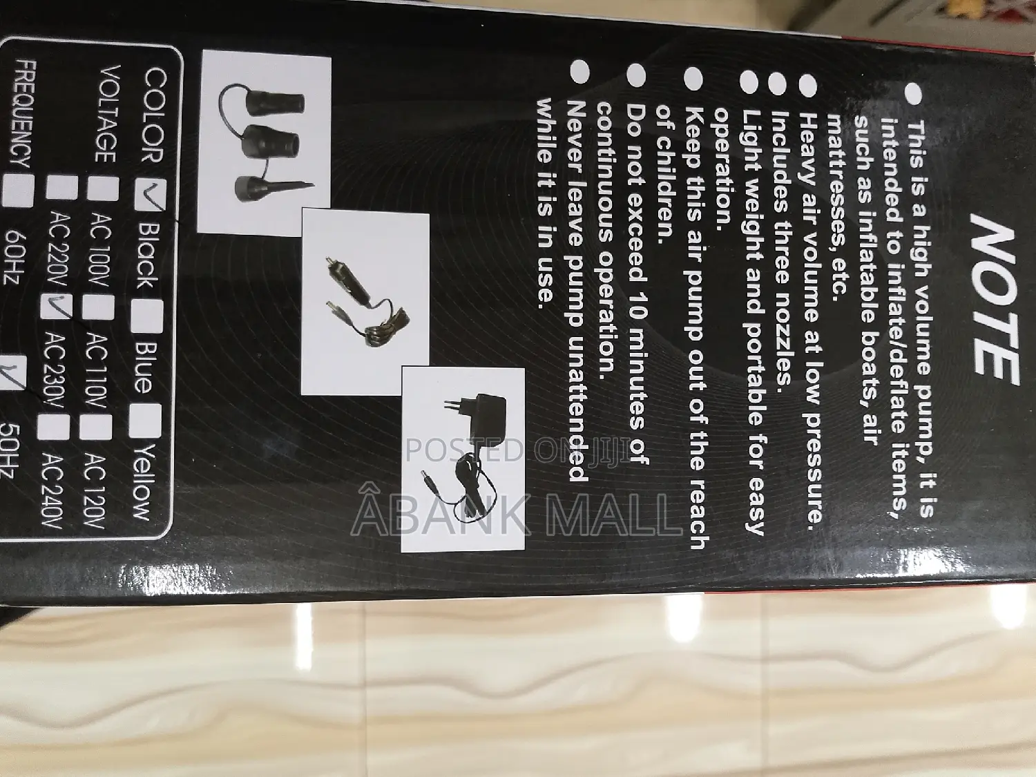Rechargeable Electric Air Pump