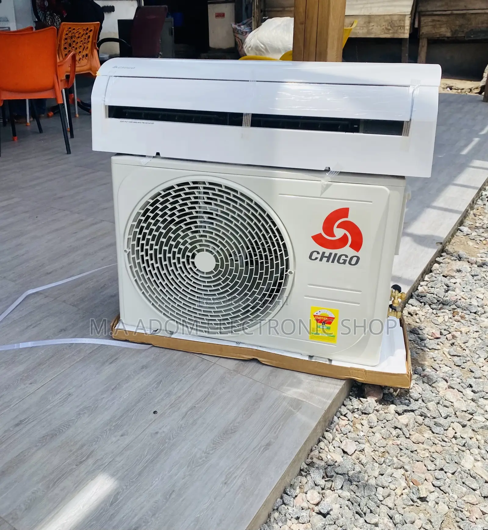 Authentic Chigo 1.5hp Split Type Air Conditioner(R410 Gas).