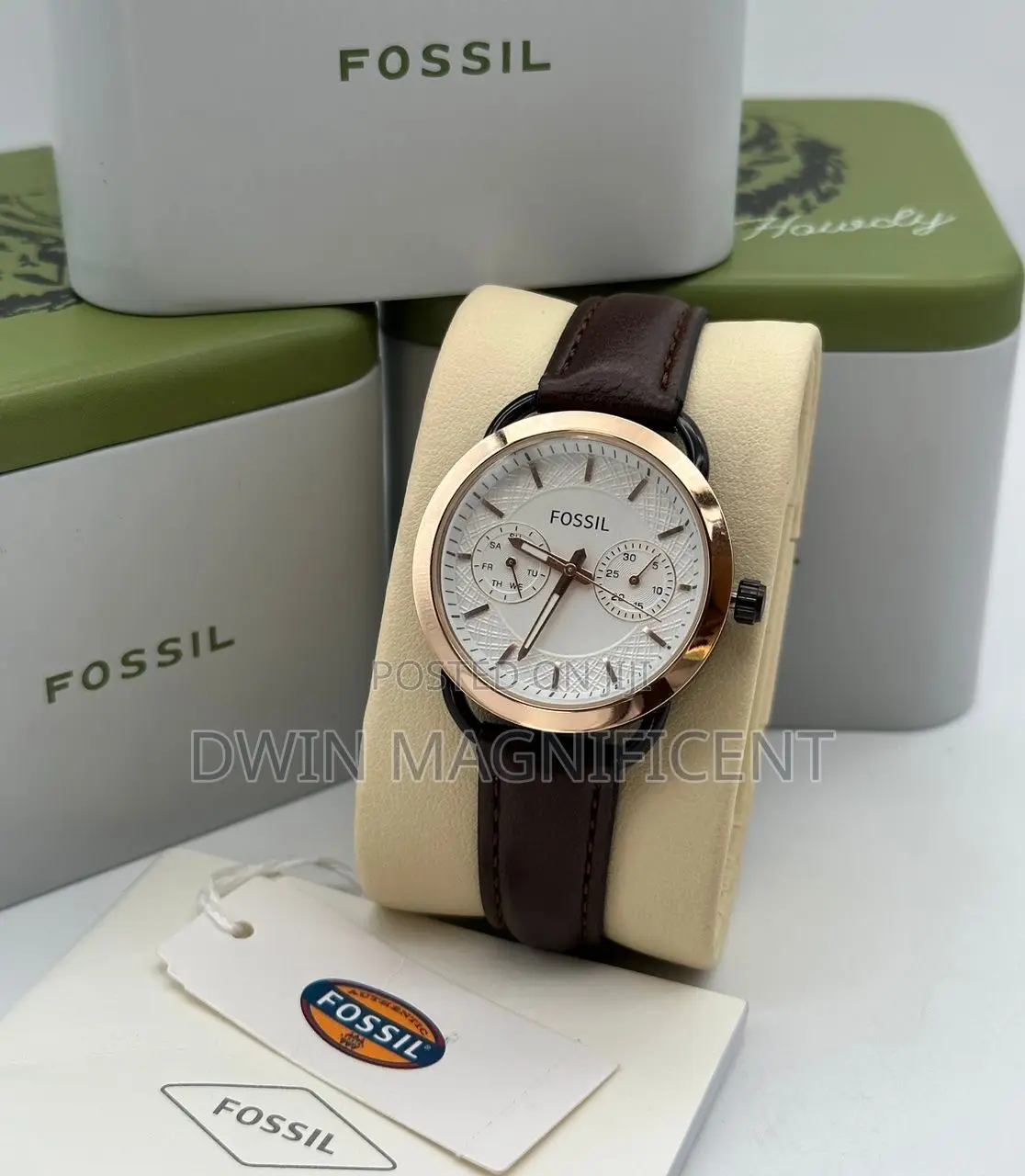 Your Perfect Timepiece: Brown Leather Ladies' Fossil Watches