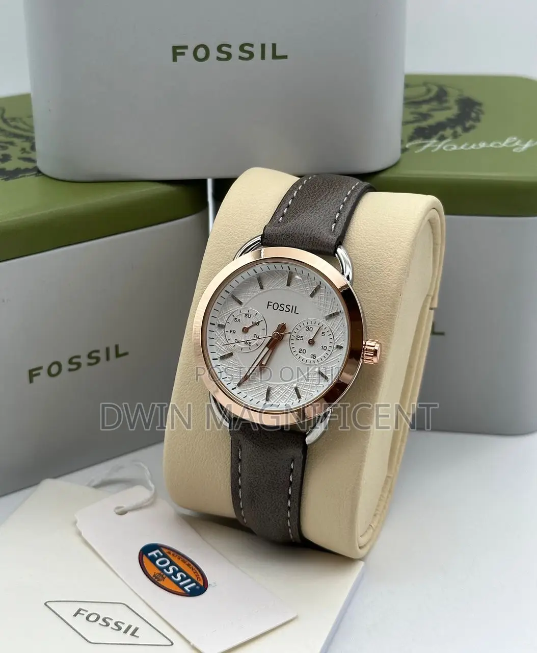 Your Perfect Timepiece: Brown Leather Ladies' Fossil Watches