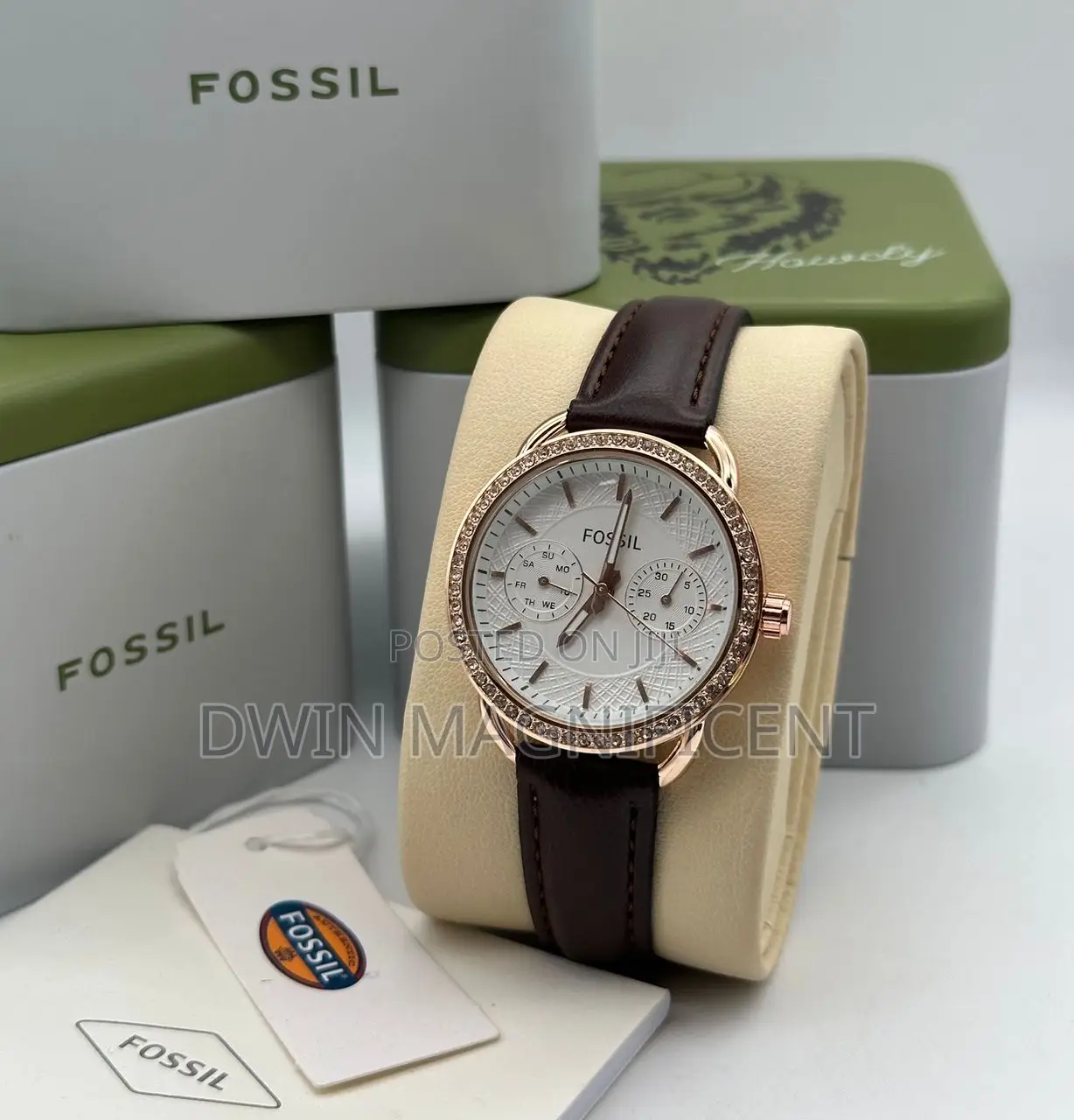 Your Perfect Timepiece: Brown Leather Ladies' Fossil Watches