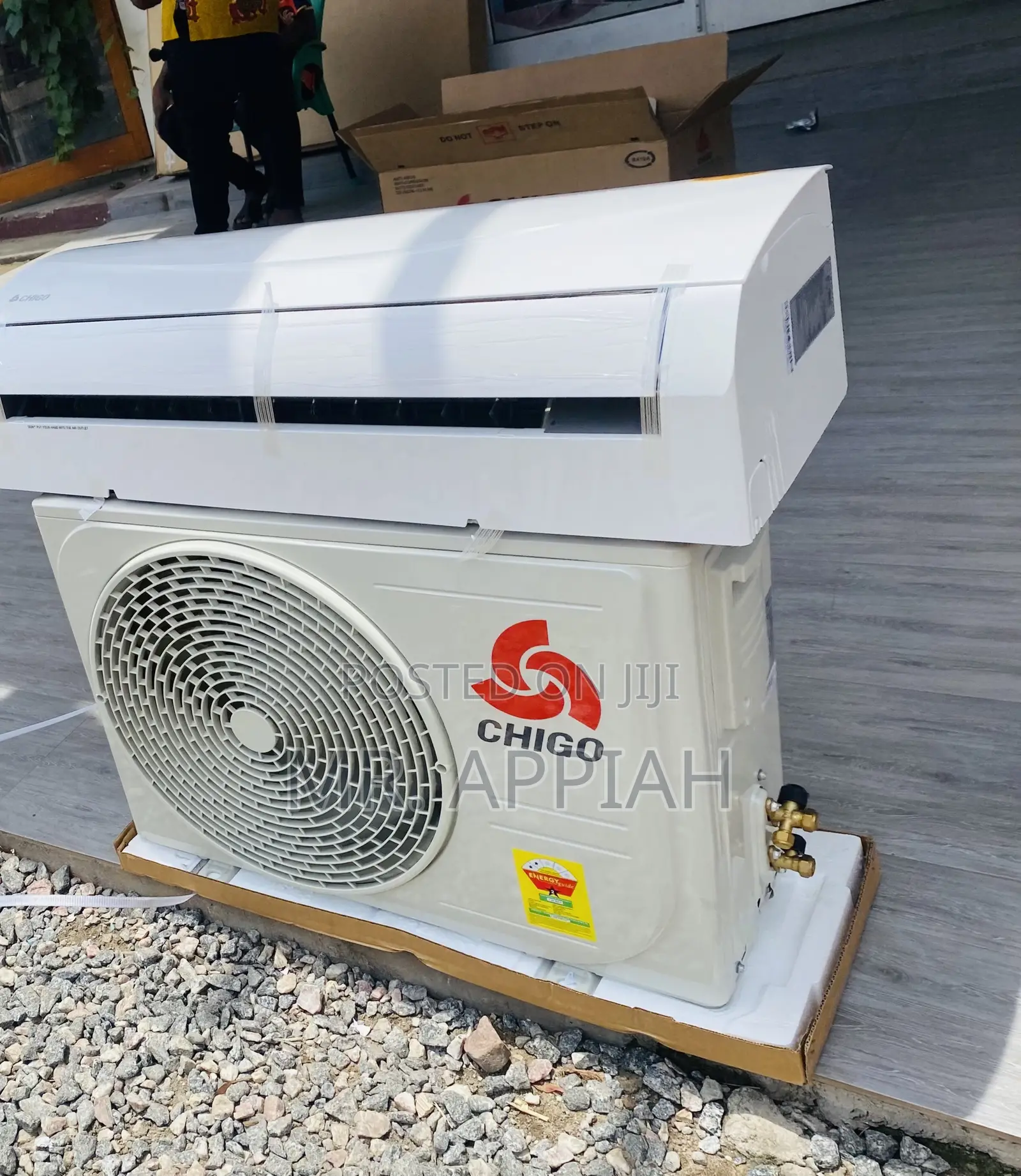 Shop Quality Chigo 1.5hp Split Type Ac(White)R410 Gas.