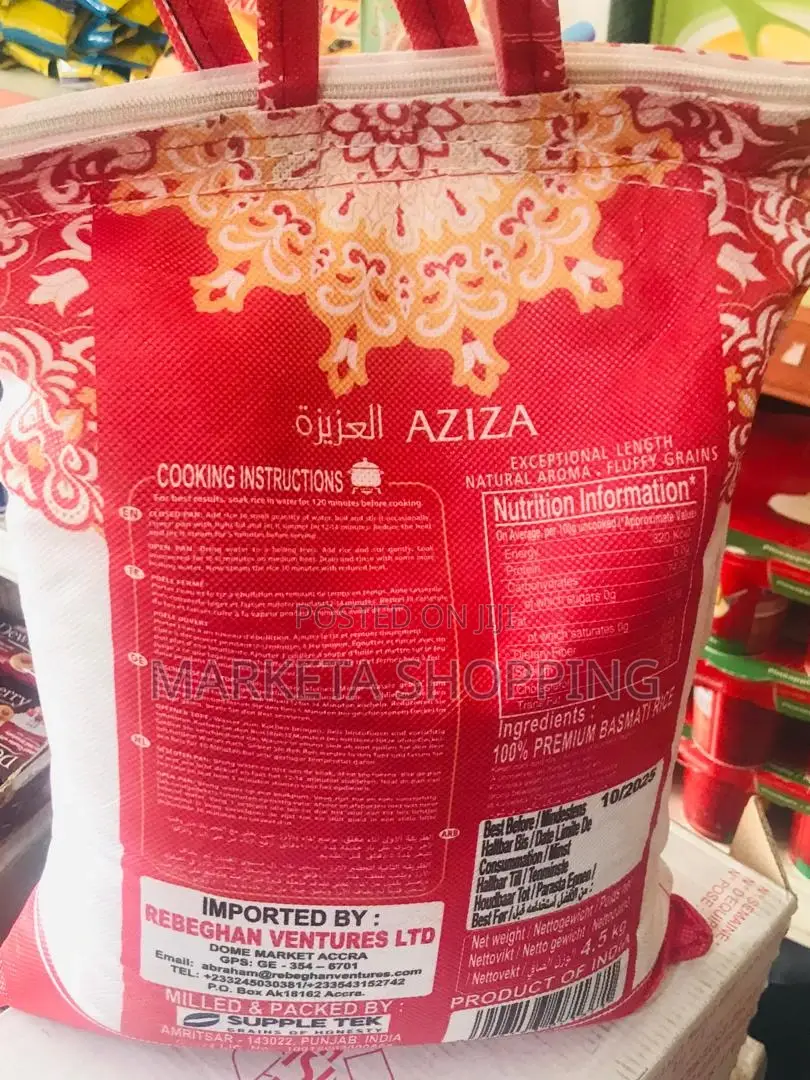 Aziza Sella Basmati Rice 4.5kg