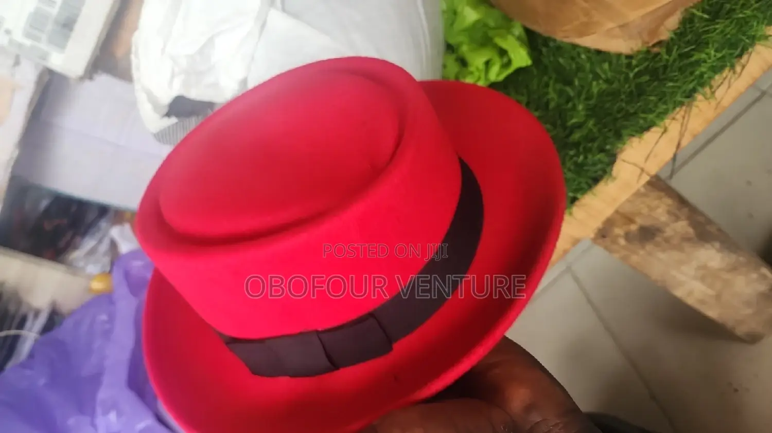 Men and Women Fedora Hat Stylish Hat With Elegant Designs. Red. LKJHGS