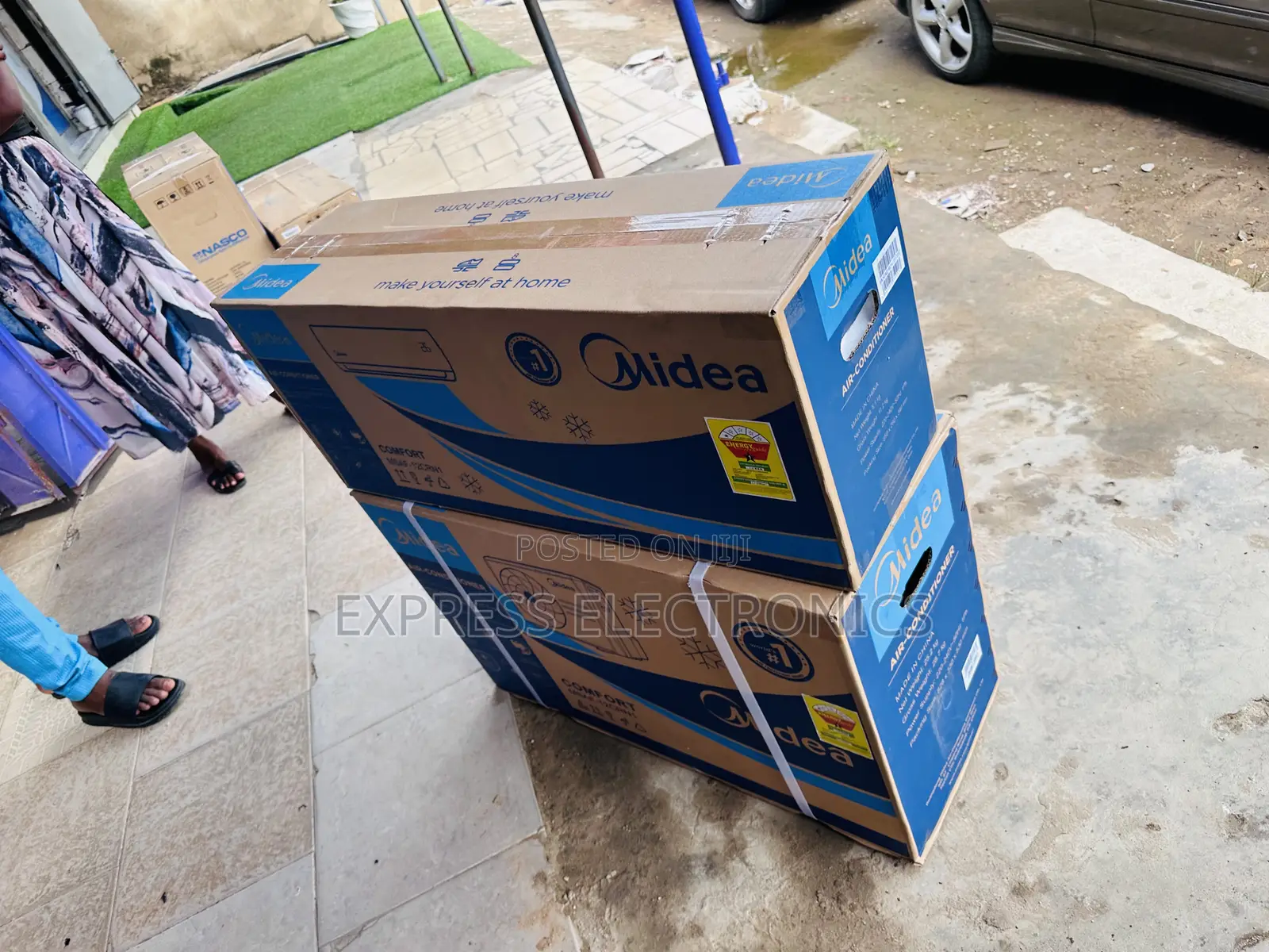 Outdoor and Indoor Unit Split R410 Gas Midea 1.5hp