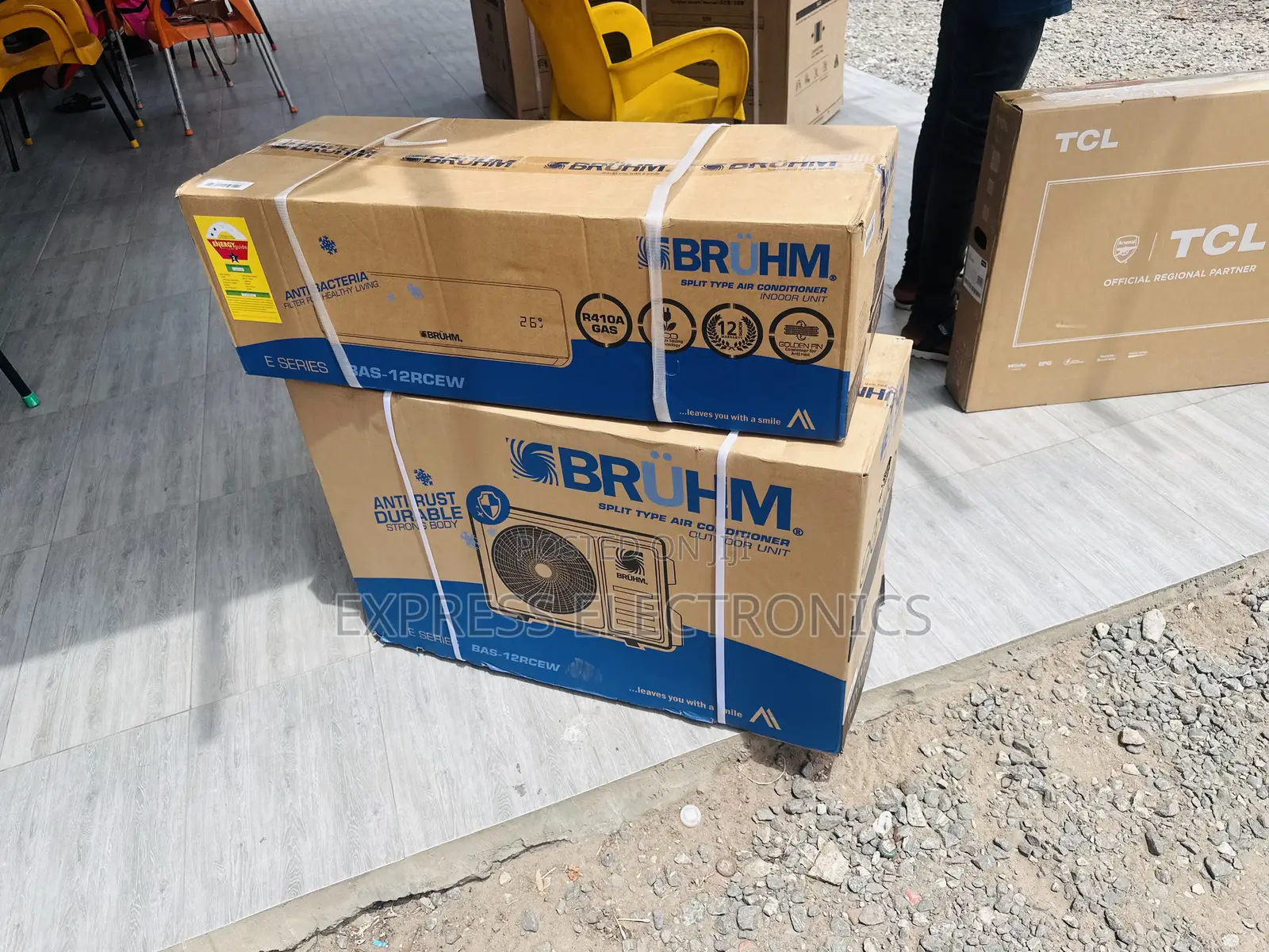 Powerful Airflow Sleek Air Conditioner Bruhm 1.5hp