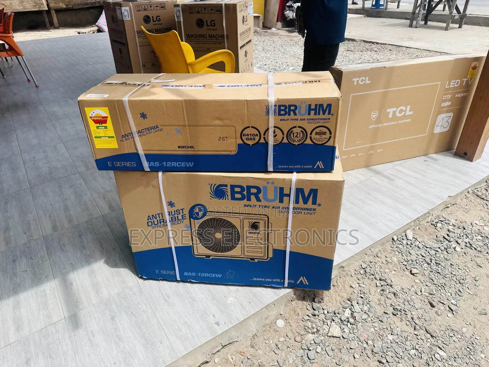 Bruhm Sleek White 1.5hp Air Conditioner