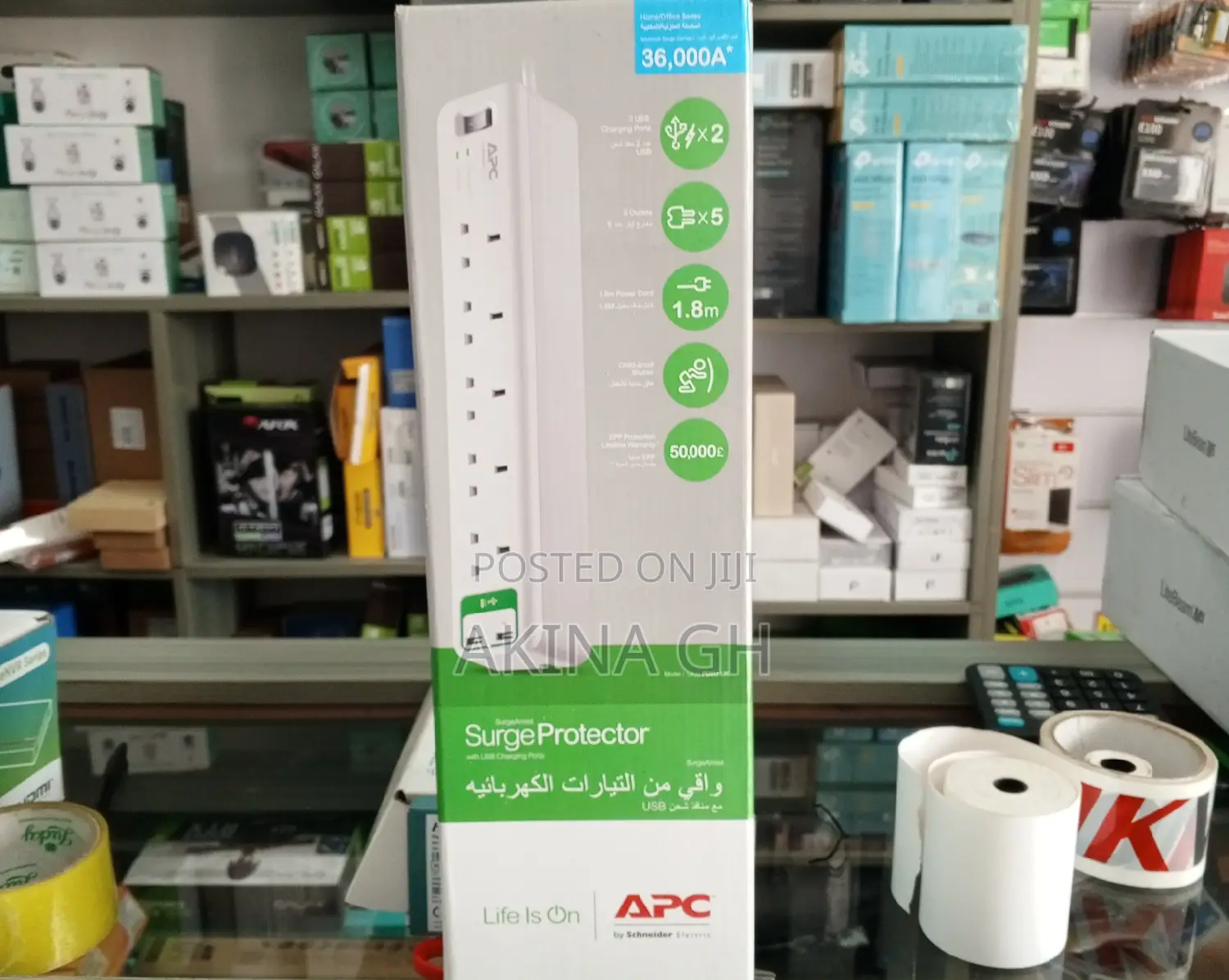 Apc Surge Protector Extension Board With Usb Port