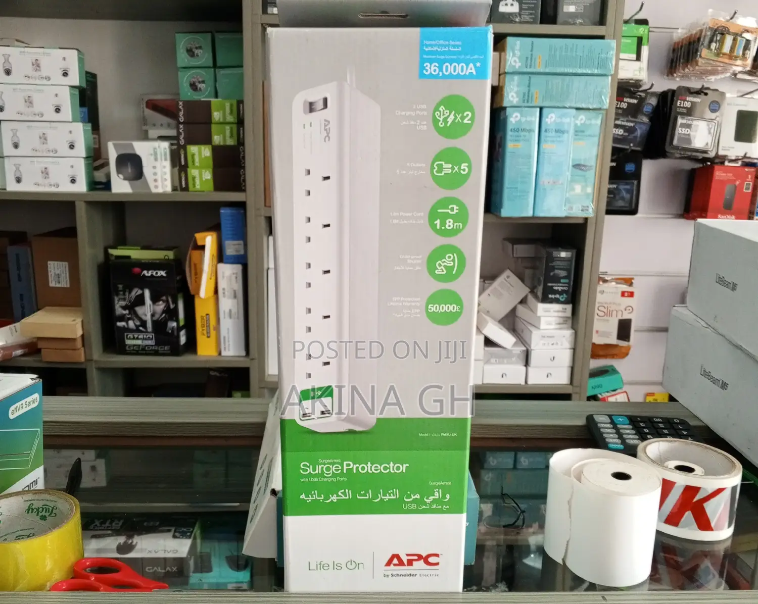Apc Surge Protector Extension Board With Usb Port