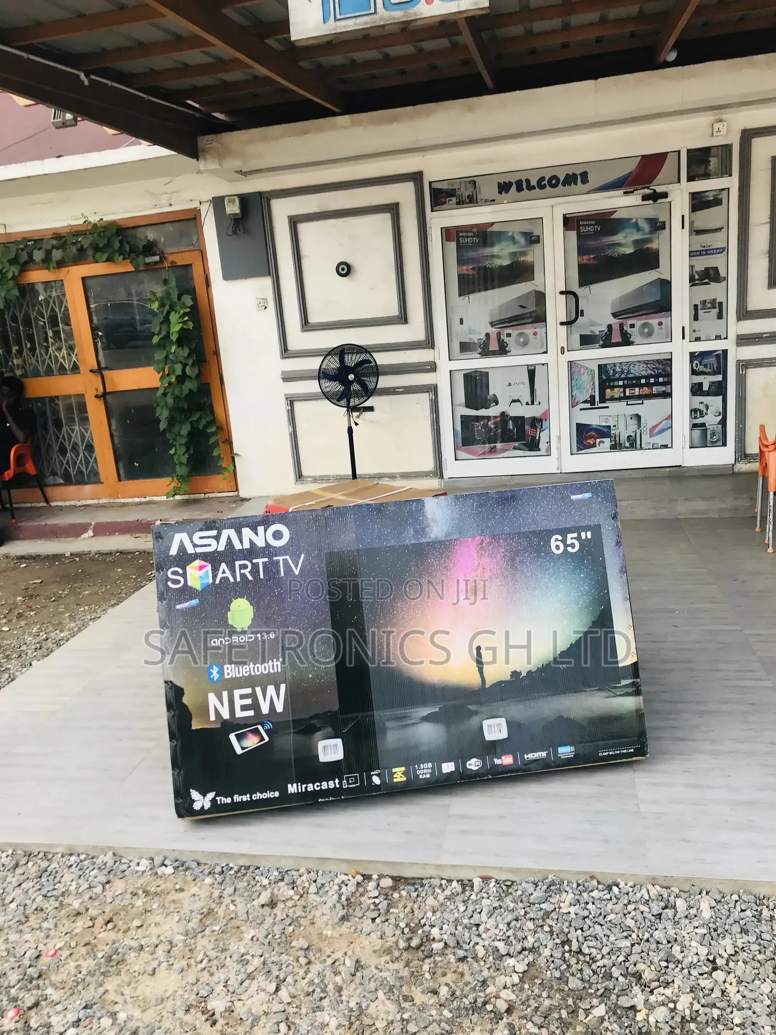 Smart 65 Inches Asano UHD Glossy Led Electric Tv