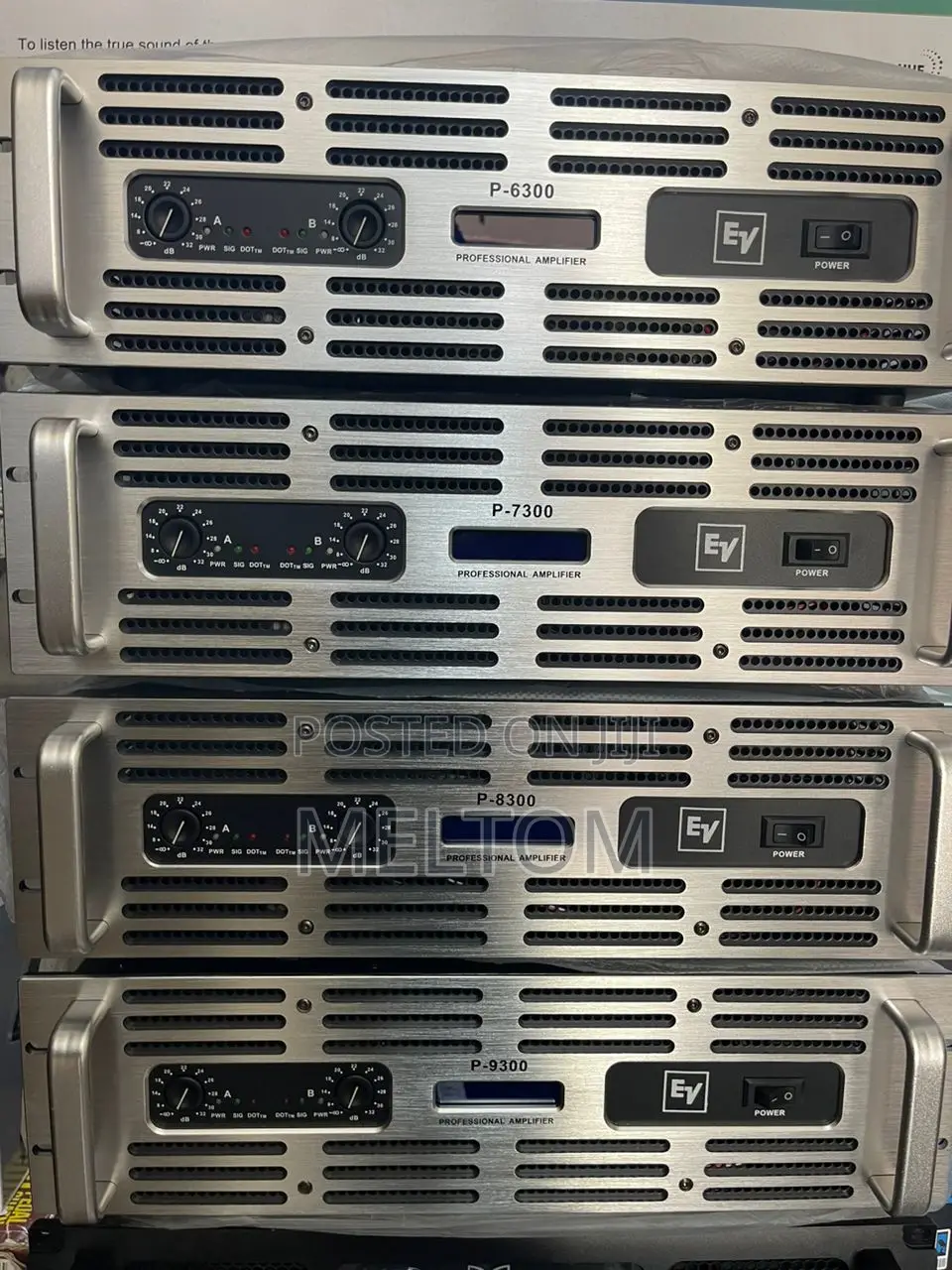 Ev P-6300 Power Amplifier for Mid